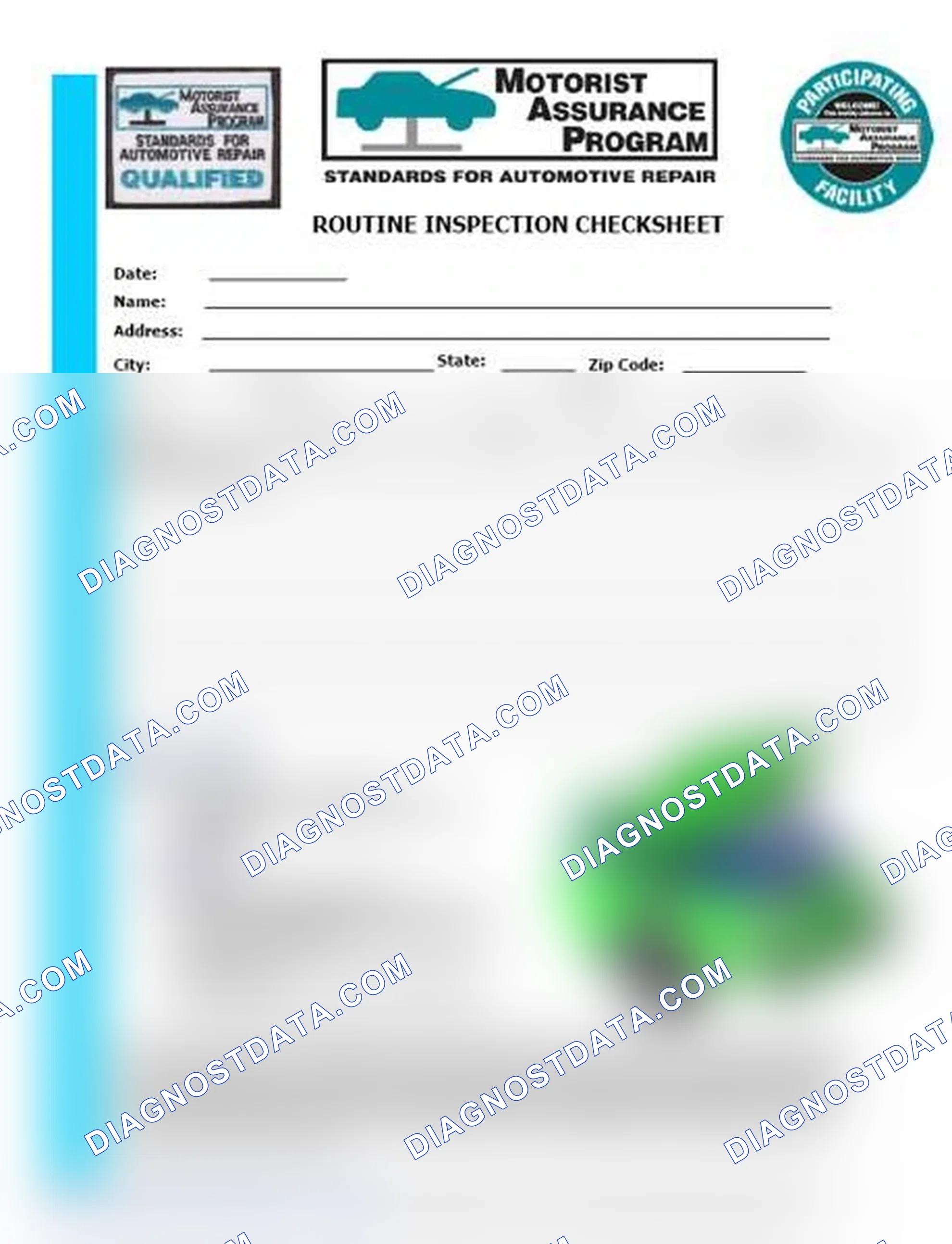 Scheme 26: Routine Inspection Checksheet (1 Of 2)