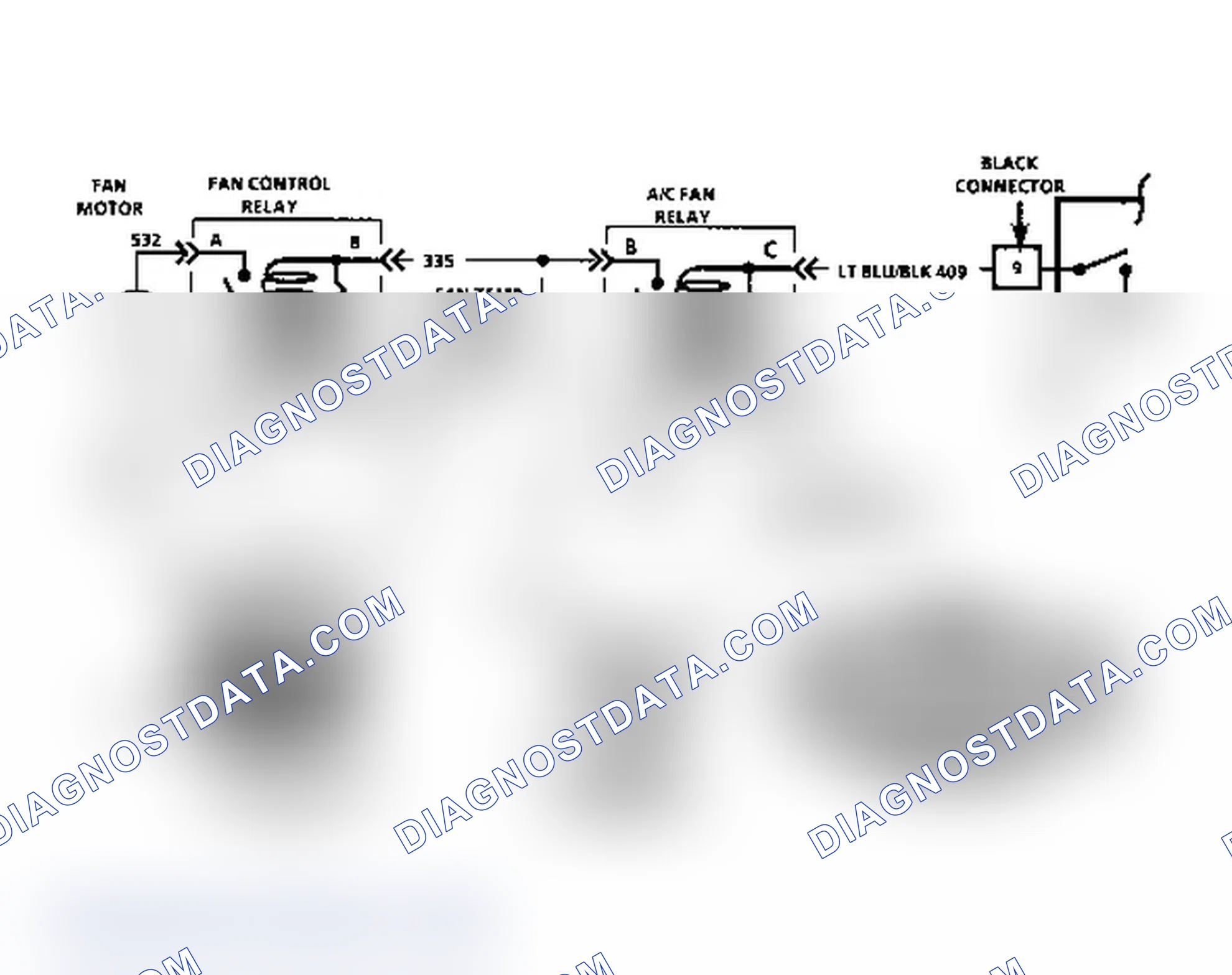 Scheme 171: Chart C12A Schematic: Engine Cooling Fan (J/N Body)
