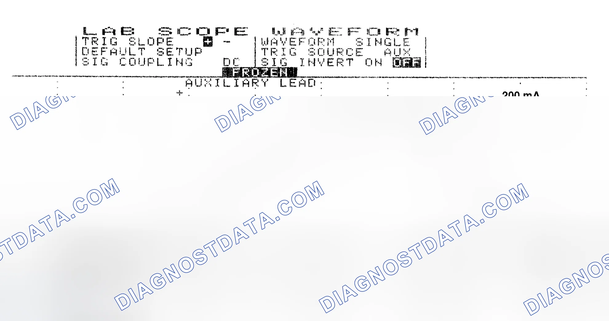 Scheme 13: Single Injector w/Normal Current Flow - Current Pattern