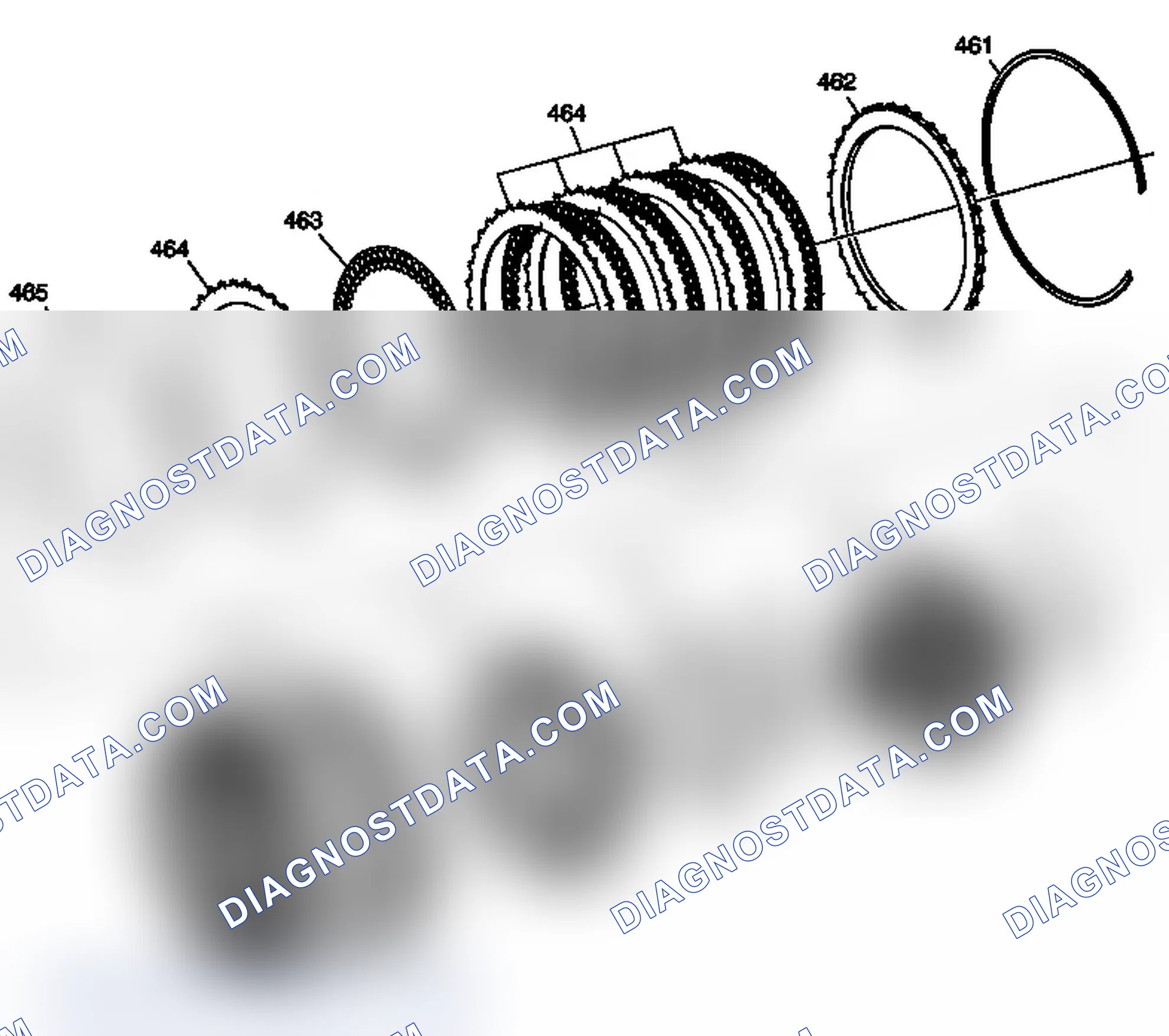 Scheme 223: Low and Reverse Clutch Assembly