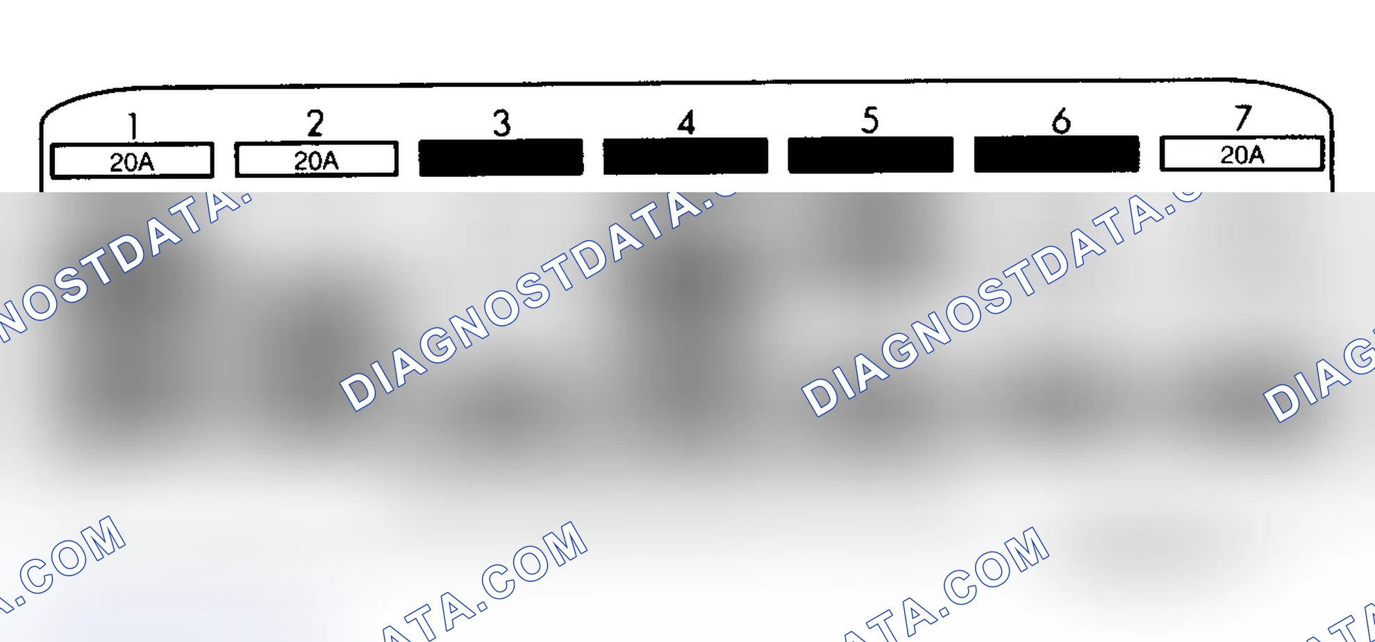 Scheme 3: ENGINE COMPARTMENT FUSE PANEL IDENTIFICATION (1993)
