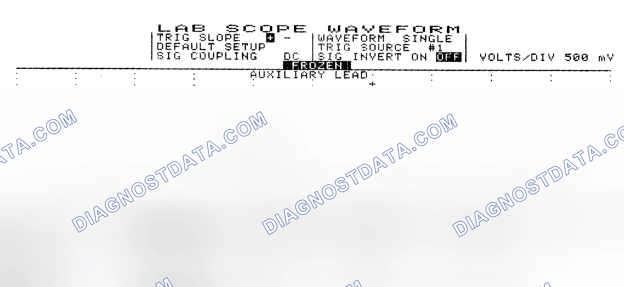 Scheme 10: Single Injector w/Excessive Current Flow - Current Pattern