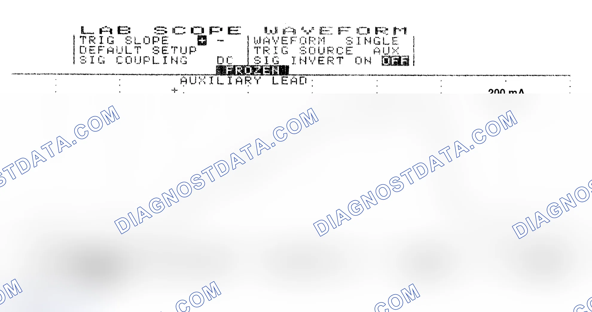 Scheme 13: Single Injector w/Normal Current Flow - Current Pattern