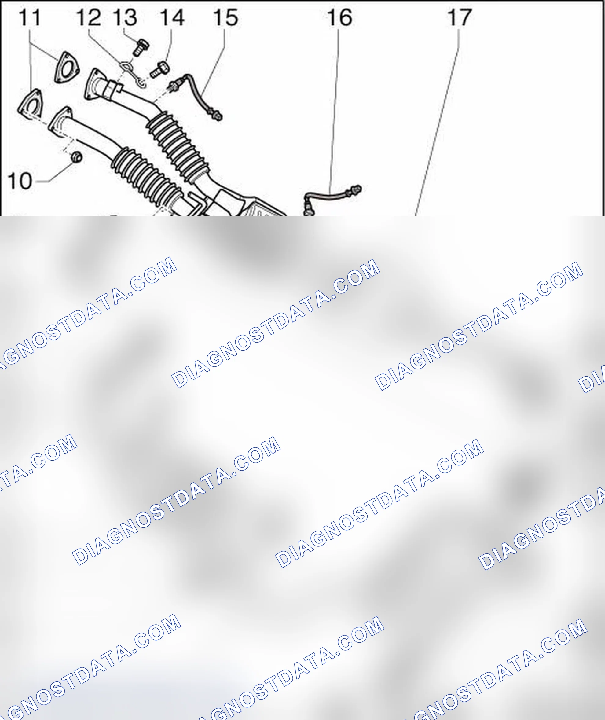 Scheme 9: EXHAUST SYSTEM COMPONENT OVERVIEW