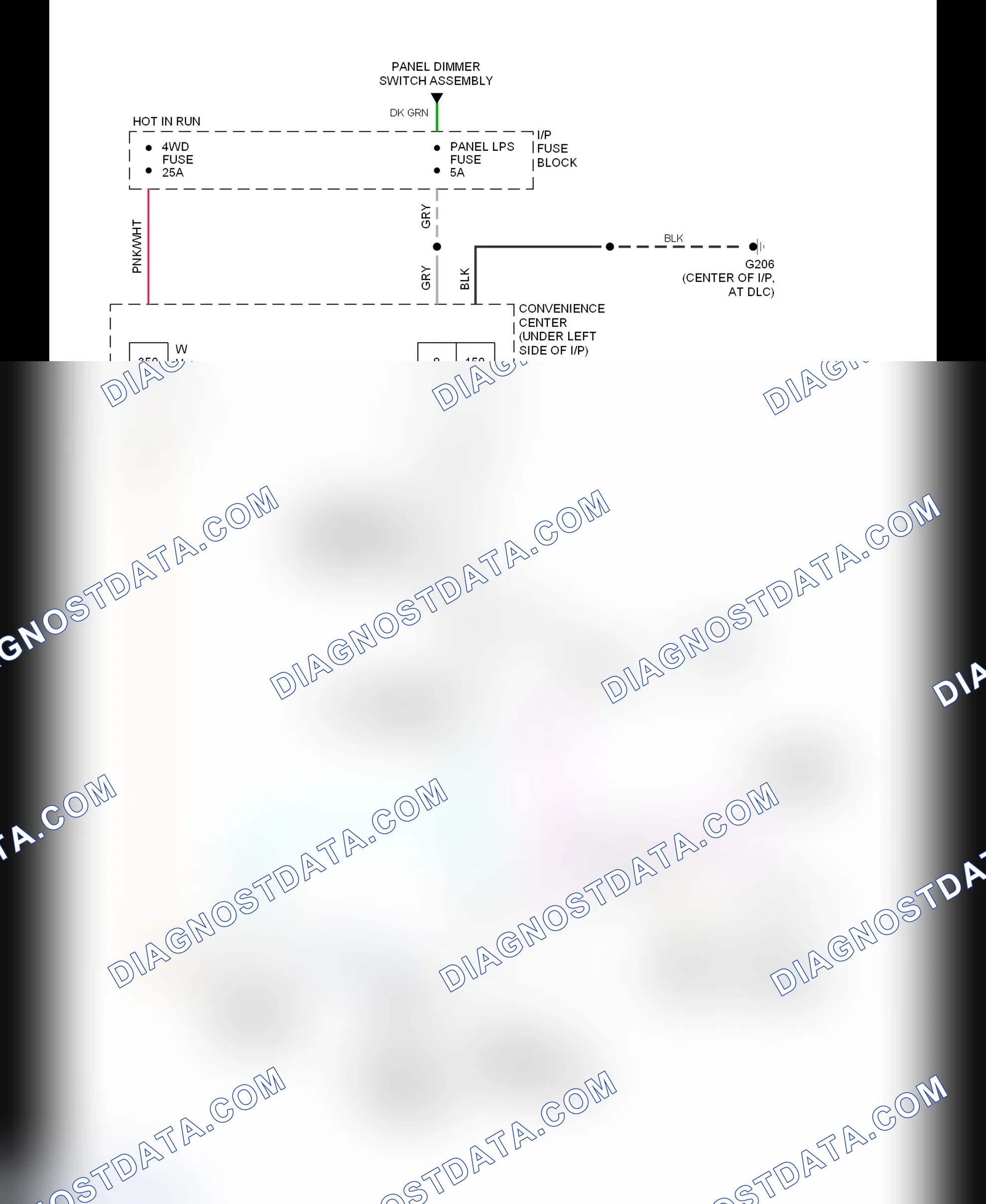 Scheme 8: Transfer Case Circuit (1993 H/D 4-Speed A/T)