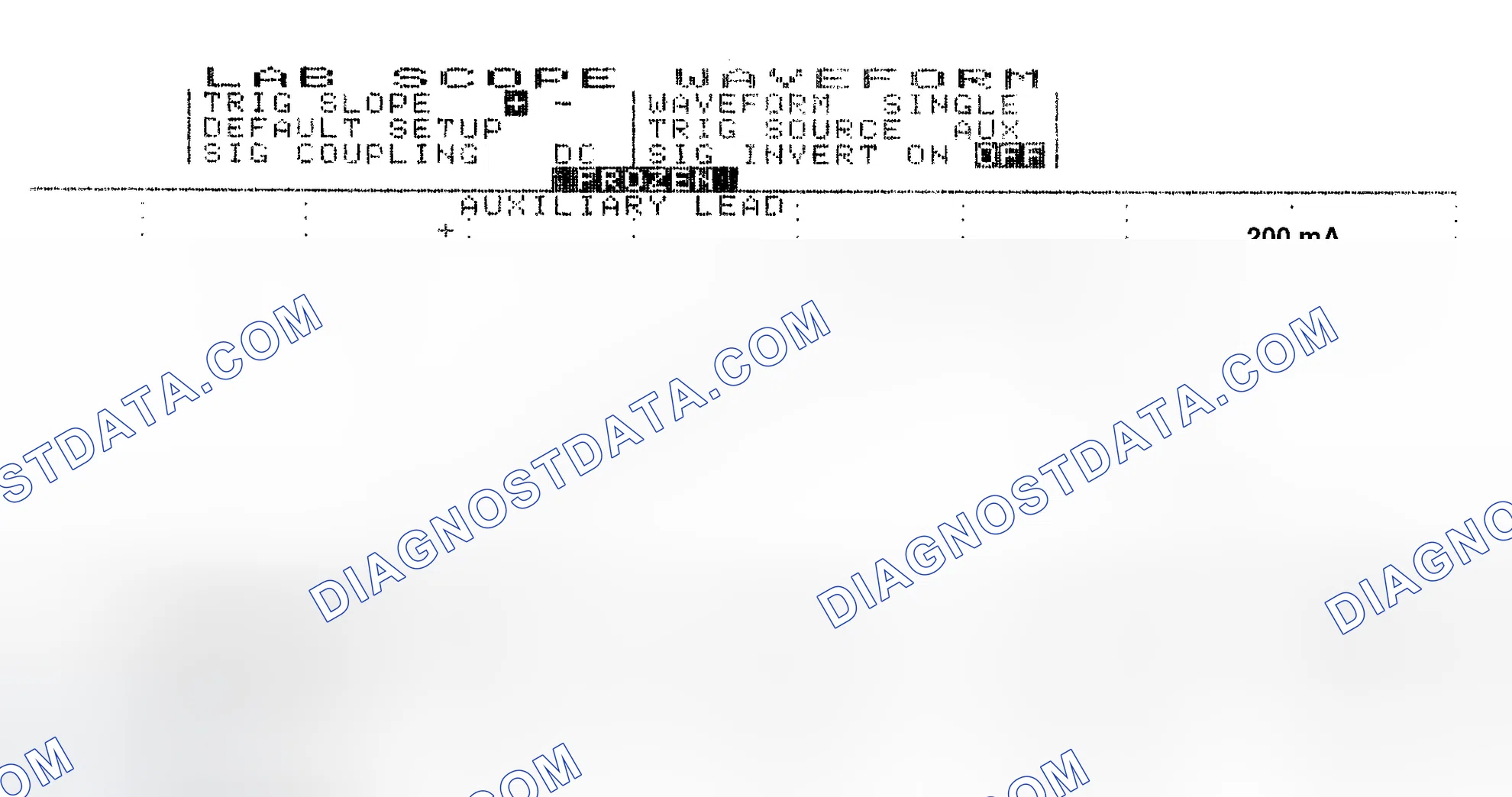 Scheme 13: Single Injector w/Normal Current Flow - Current Pattern