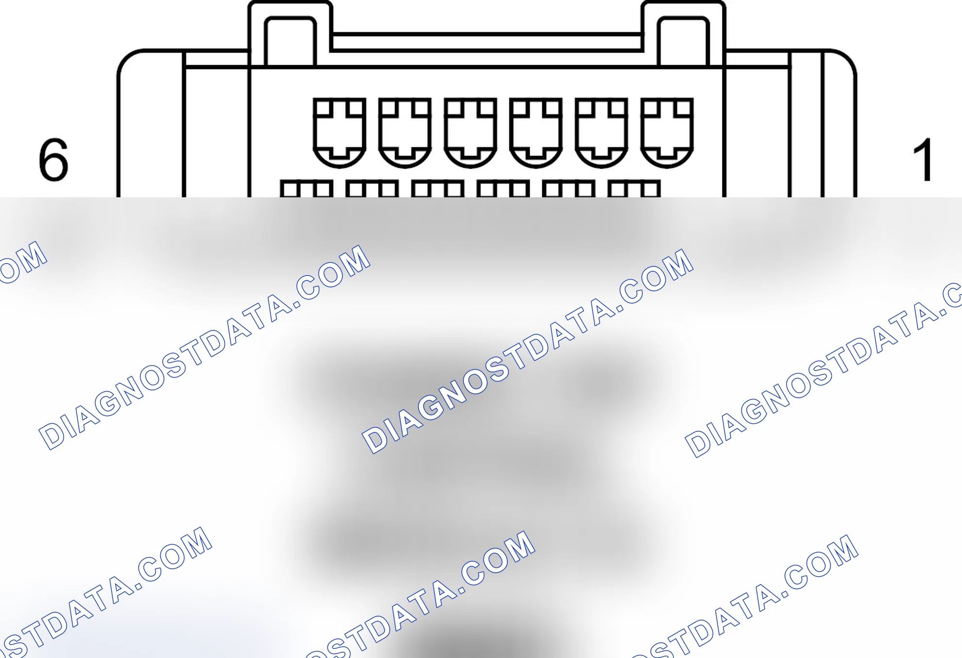 Scheme 188: Power Top Control Module (Roadster (Convertible)) Connector End View (C2)