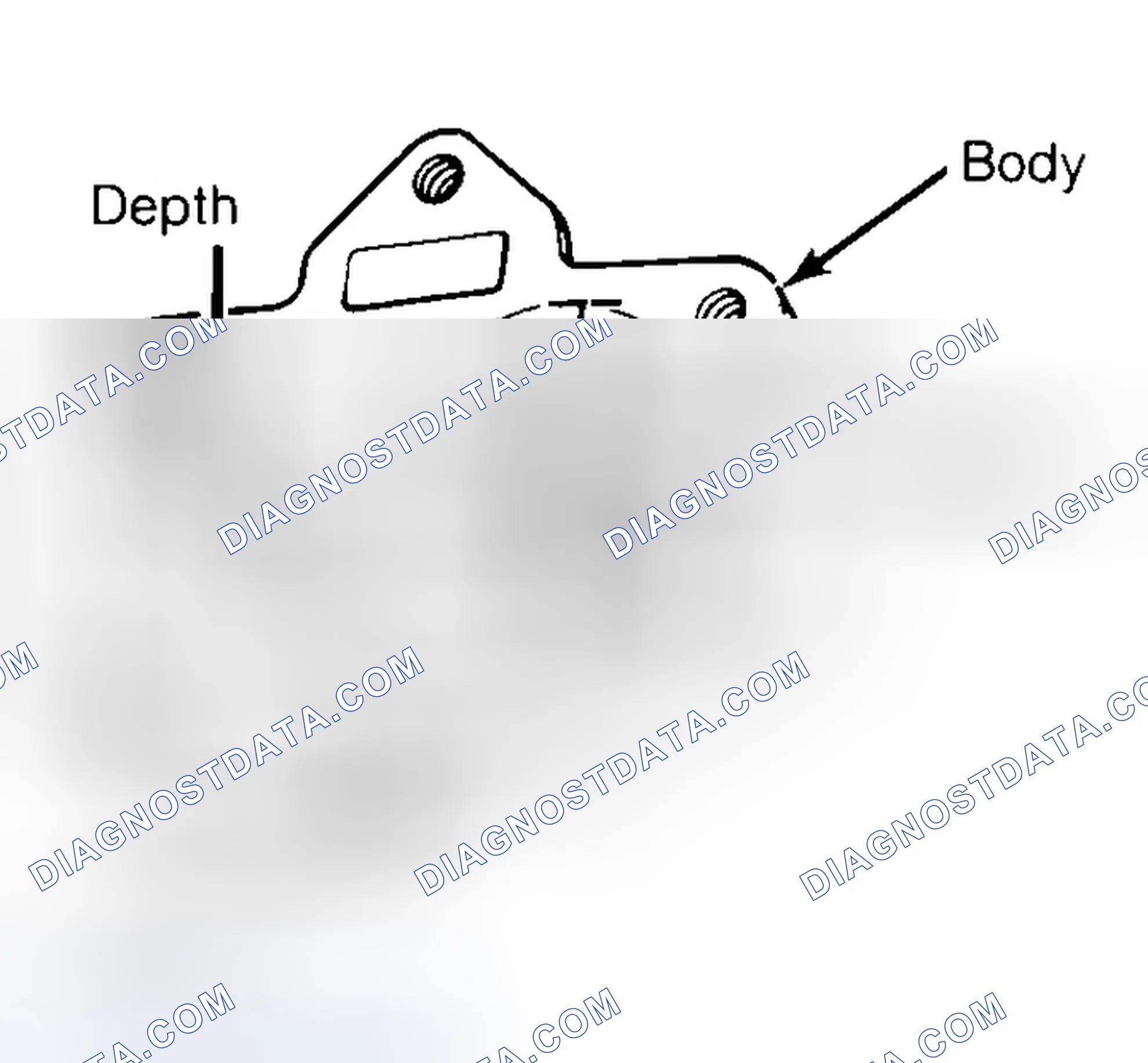 Scheme 35: Measuring Oil Pump Gear Cavity