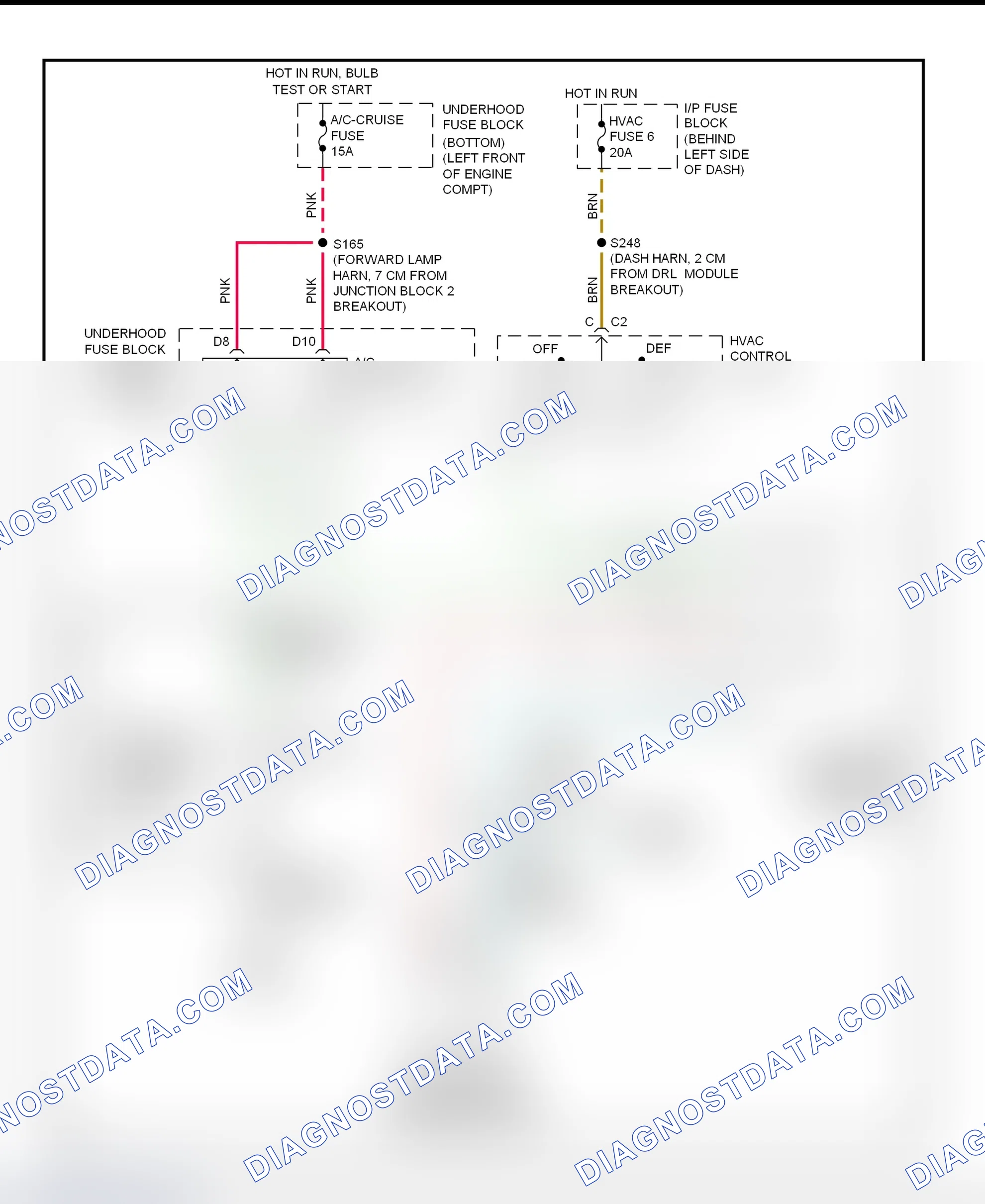 Scheme 12: A/C Compressor Clutch Control Circuit Wiring Diagram (2000-01 Camaro & Firebird - With 3.8L VIN K Engine)