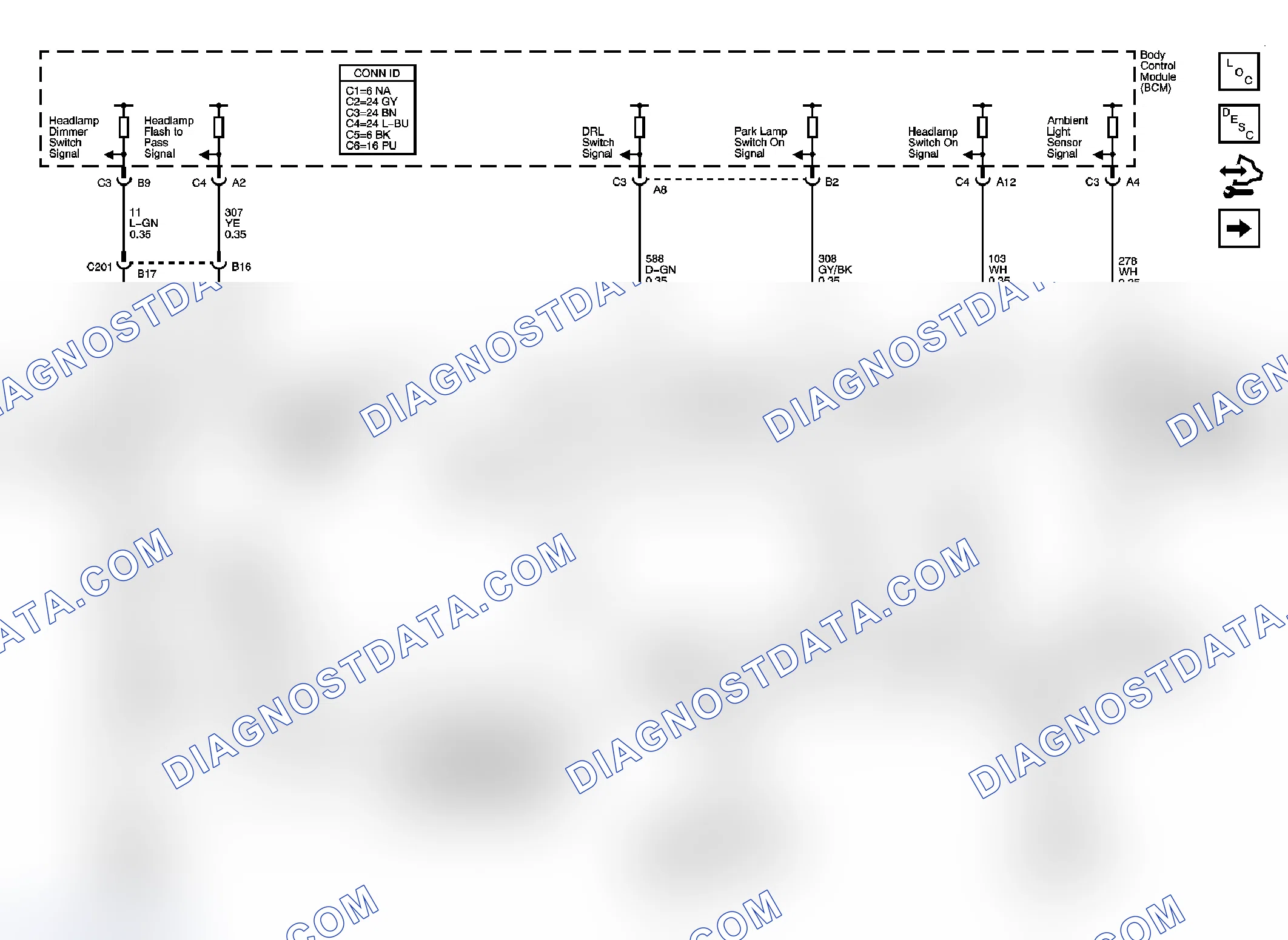 Scheme 1: Headlights/Daytime Running Lights (DRL) Schematics