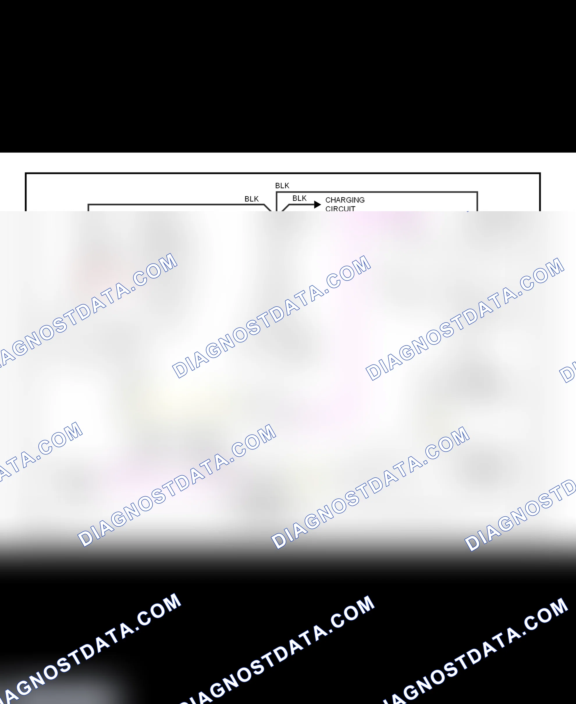 Fig. 18: Starting System Wiring Diagram (Bonneville, Eighty Eight, LeSabre & LSS)