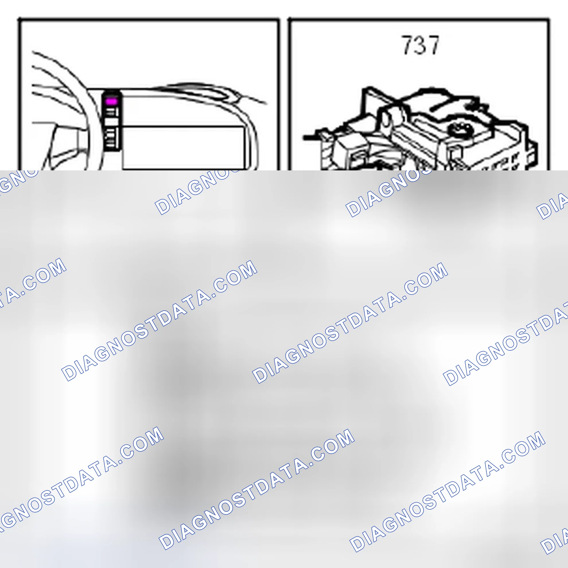 Scheme 459: SID control panel (737)