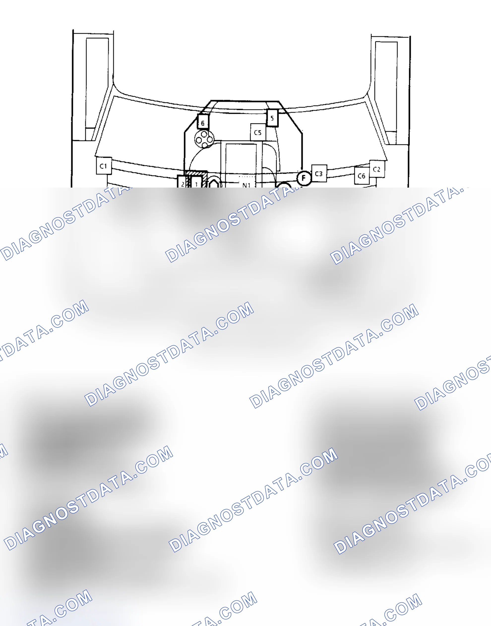 Scheme 141: Component Locations for Astro & Safari 2.5L