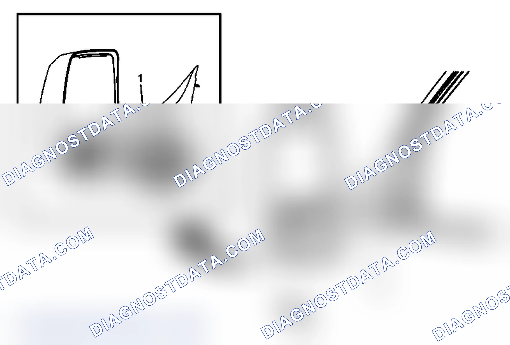 Scheme 4: Outside Rearview Mirror Glass Replacement - Lower