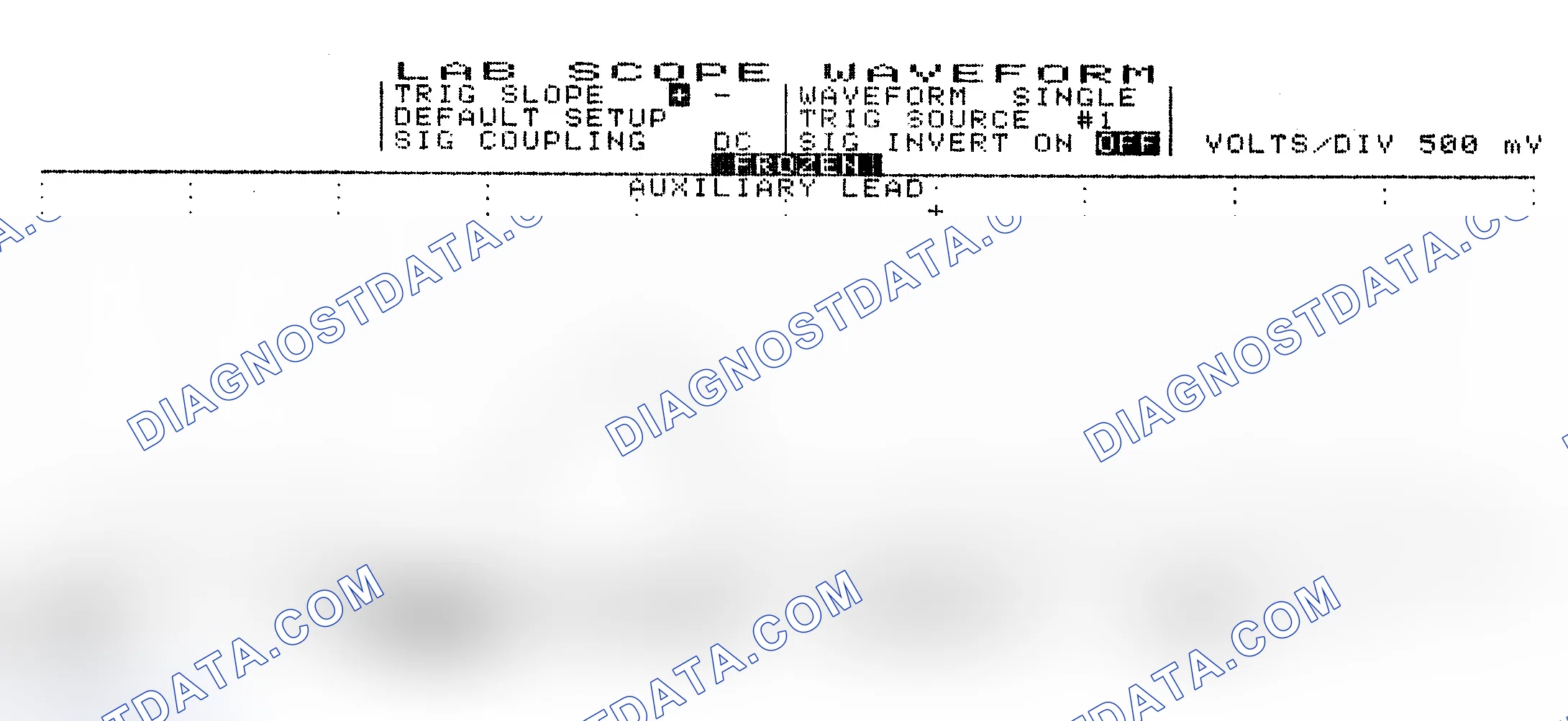 Scheme 10: Single Injector w/Excessive Current Flow - Current Pattern