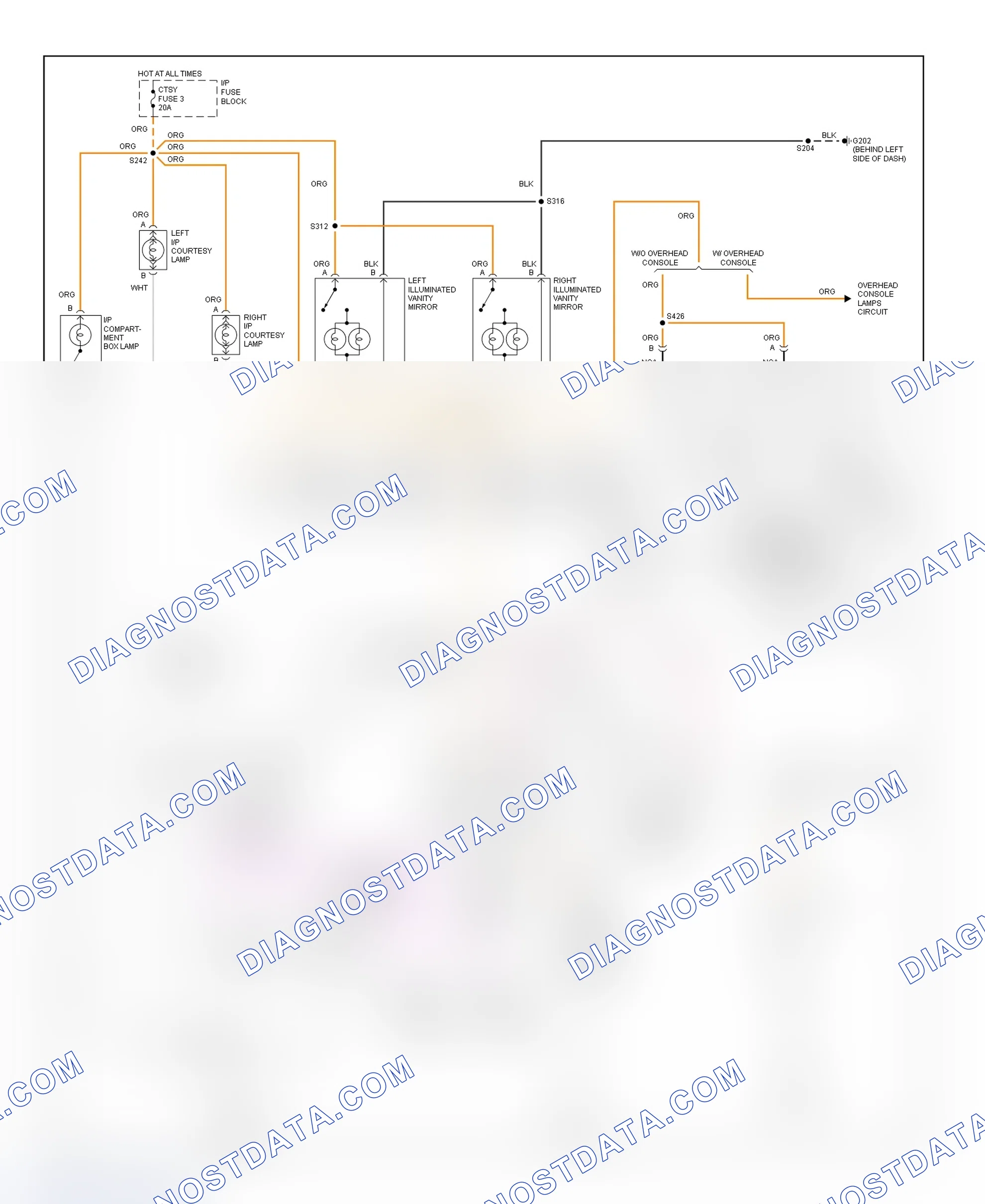 Scheme 15: Illumination/Interior Lights Wiring Diagram ("C" & "K" Pickup, Suburban, Tahoe & Yukon - 1 Of 4)