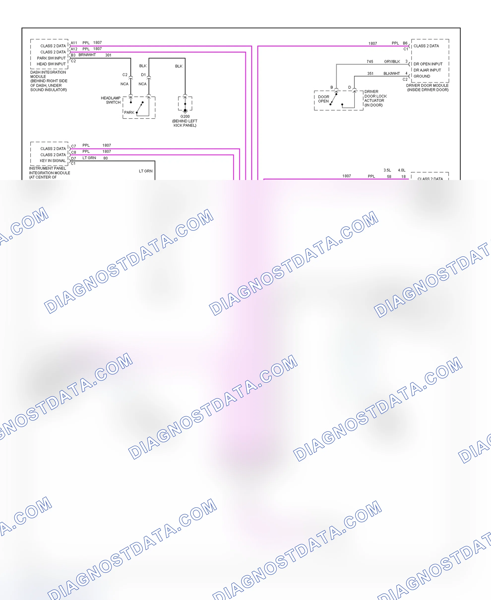 Scheme 3: Warning System Wiring Diagram (Aurora)