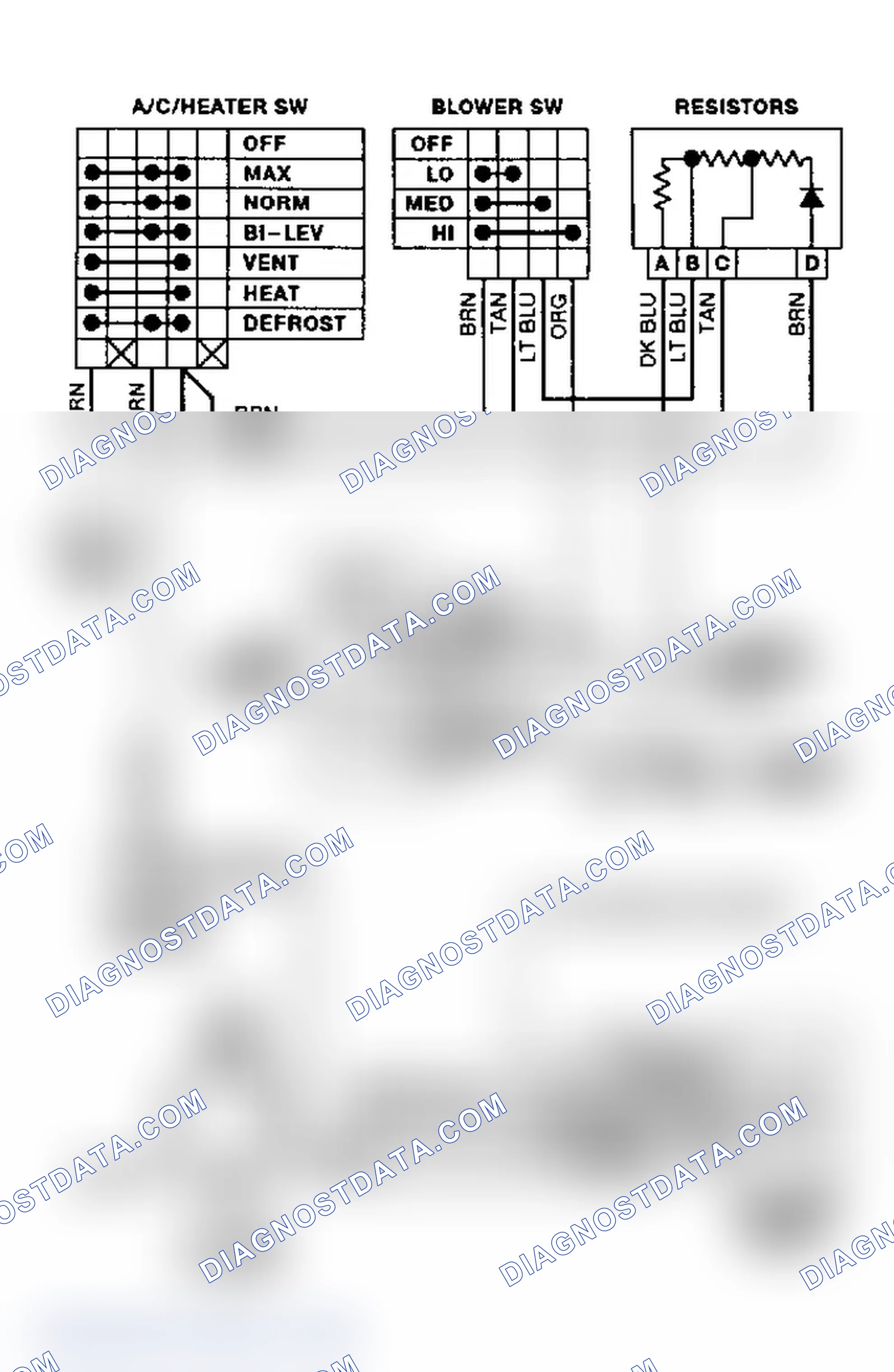 Scheme 18: A/C Sys Wiring Diagram ("S" Series - 2.5L Engine)