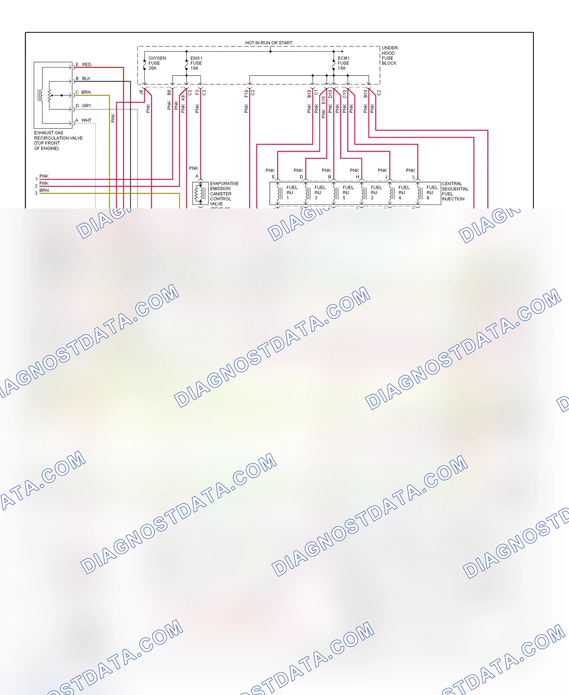 Scheme 18: PCM Wiring Diagram (Blazer, Bravada, Envoy, Jimmy, Sonoma & S10 Pickup - 4.3L - 2 Of 4)