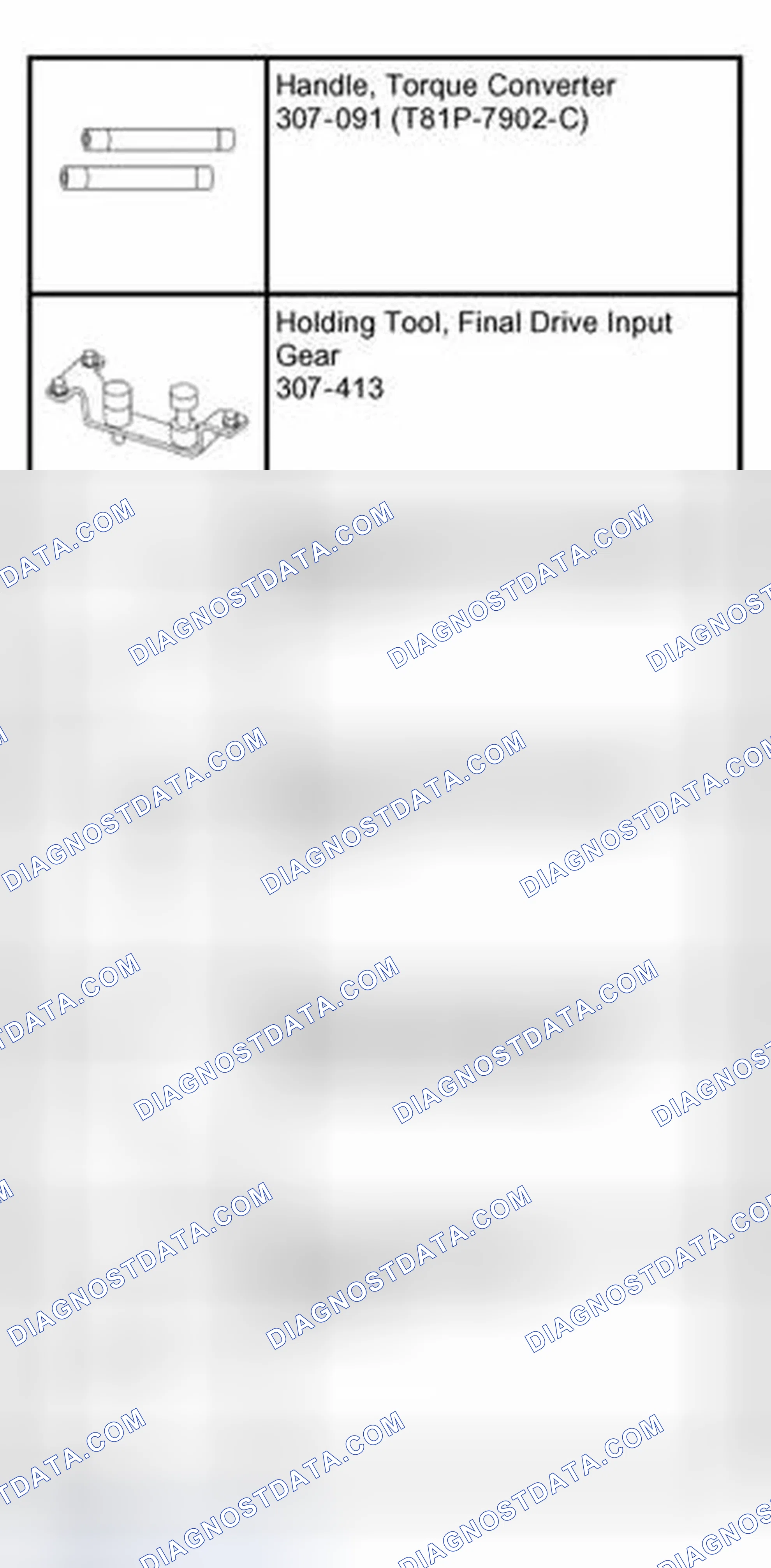 Scheme 93: Special Tool(s)