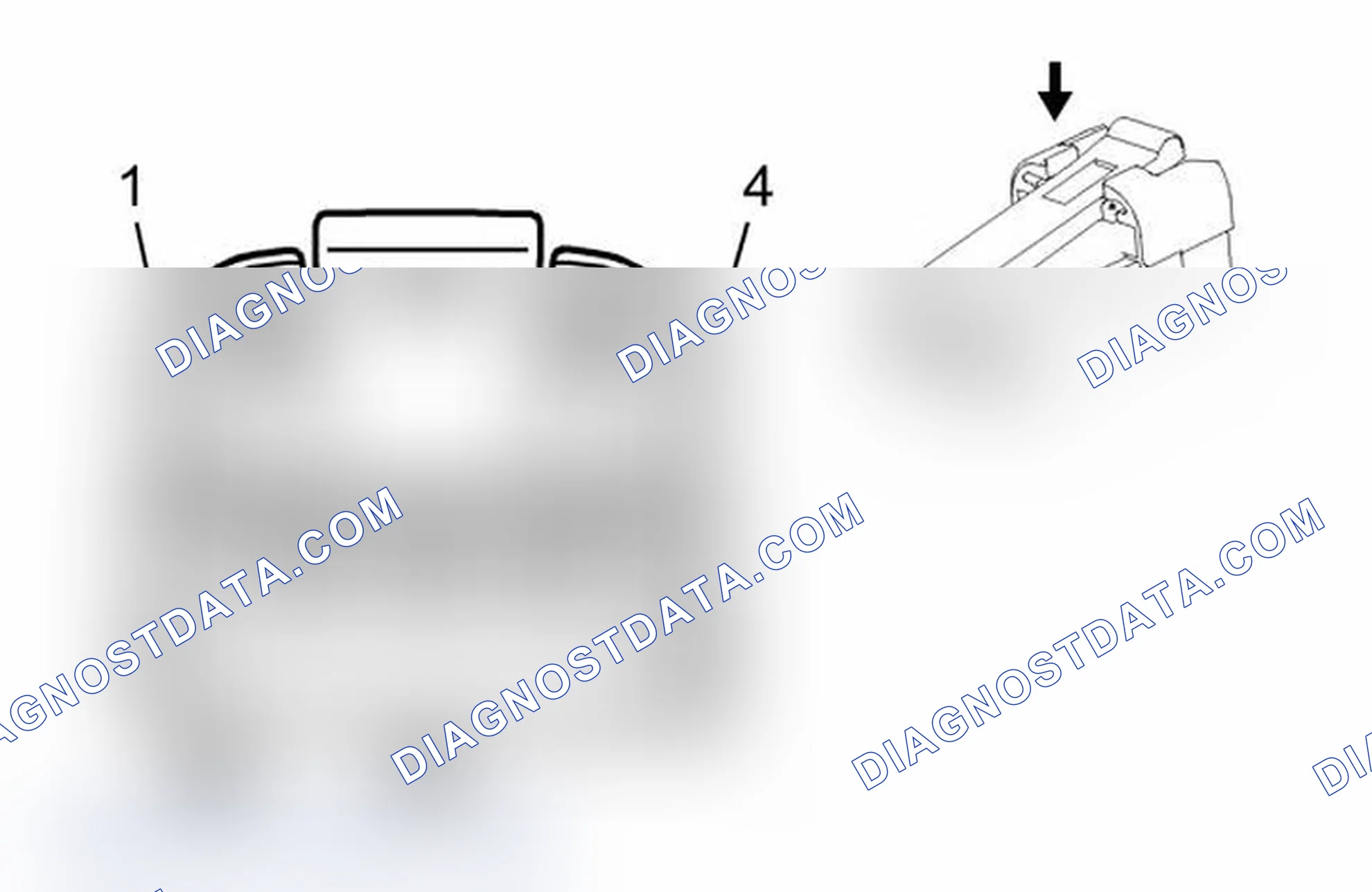 Scheme 504: Steering Wheel Control Switch - Right (UK3)