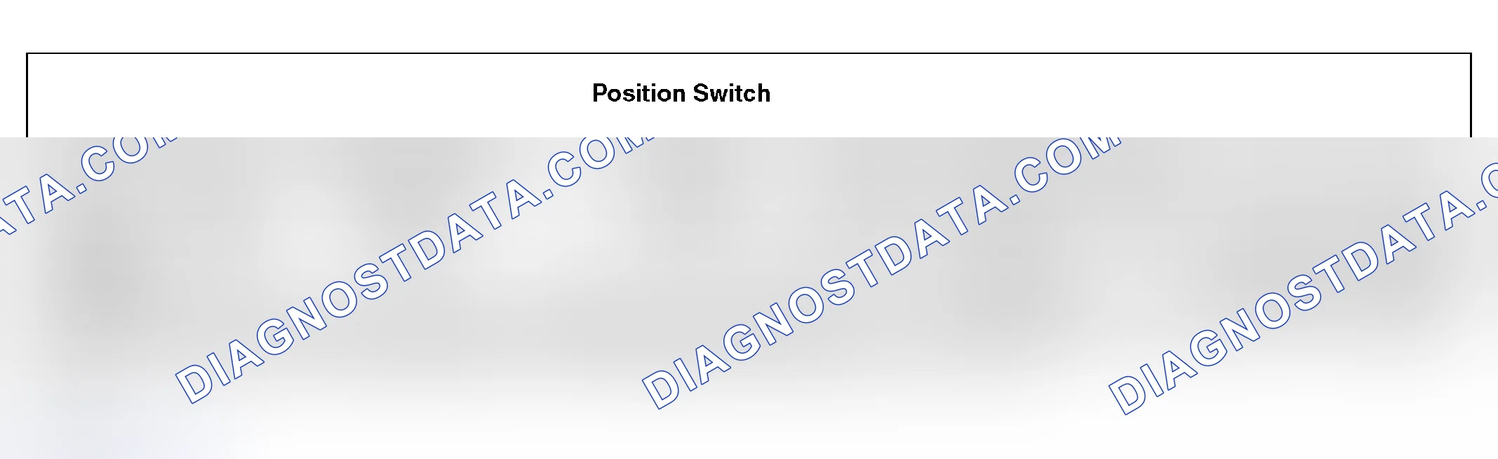 Scheme 64: POSITION SWITCH (2003-04 Model Year)
