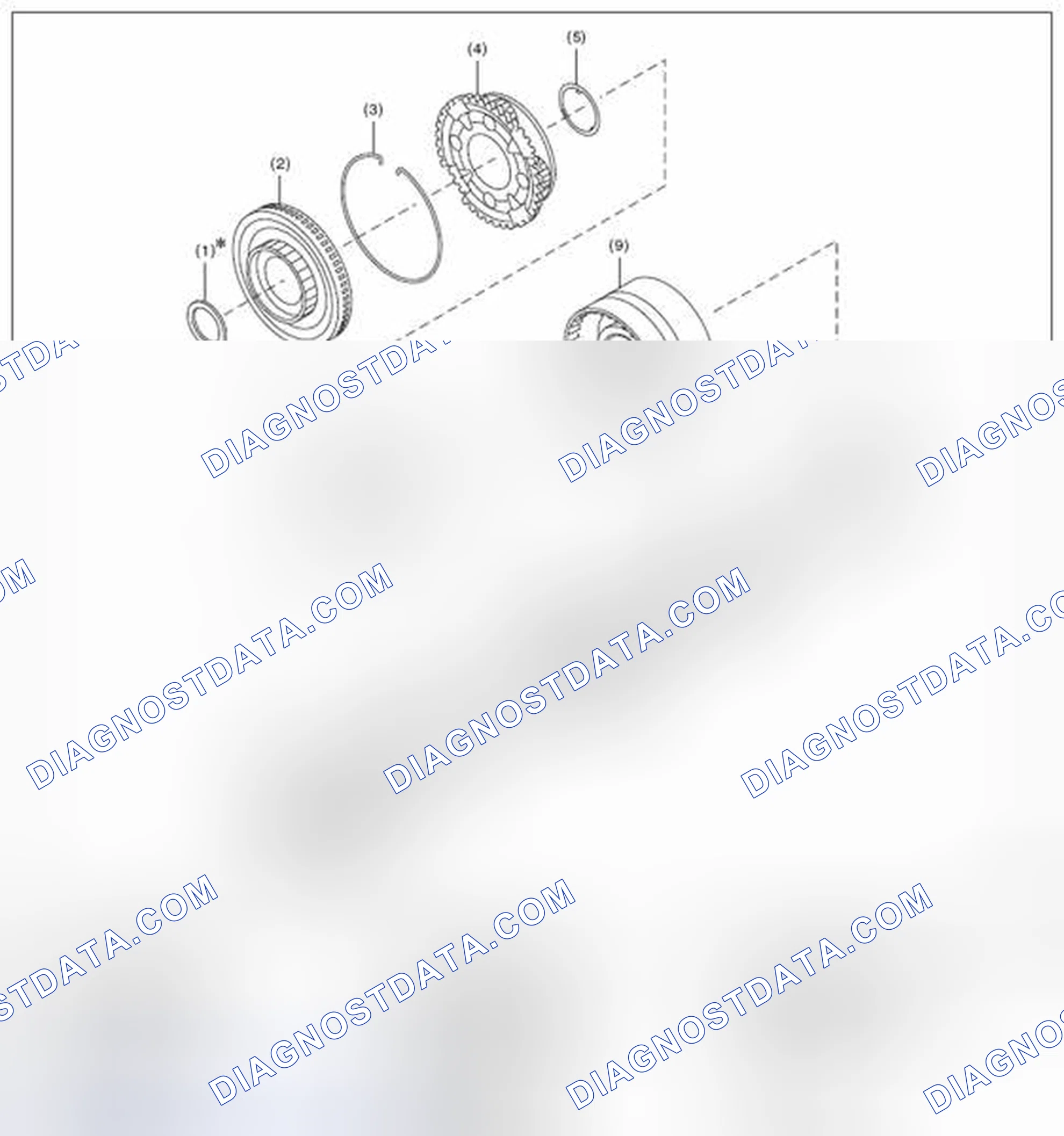 Scheme 229: FRONT PLANETARY CARRIER AND MIDDLE & REAR PLANETARY CARRIER