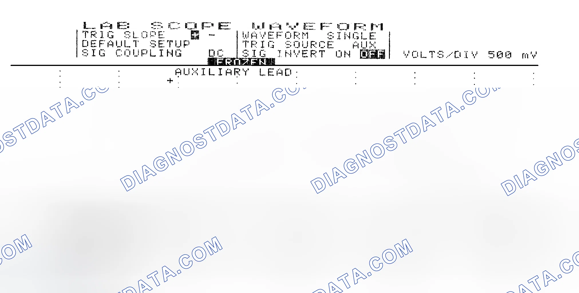 Scheme 14: Single Injector w/Excessive Current Flow - Current Pattern