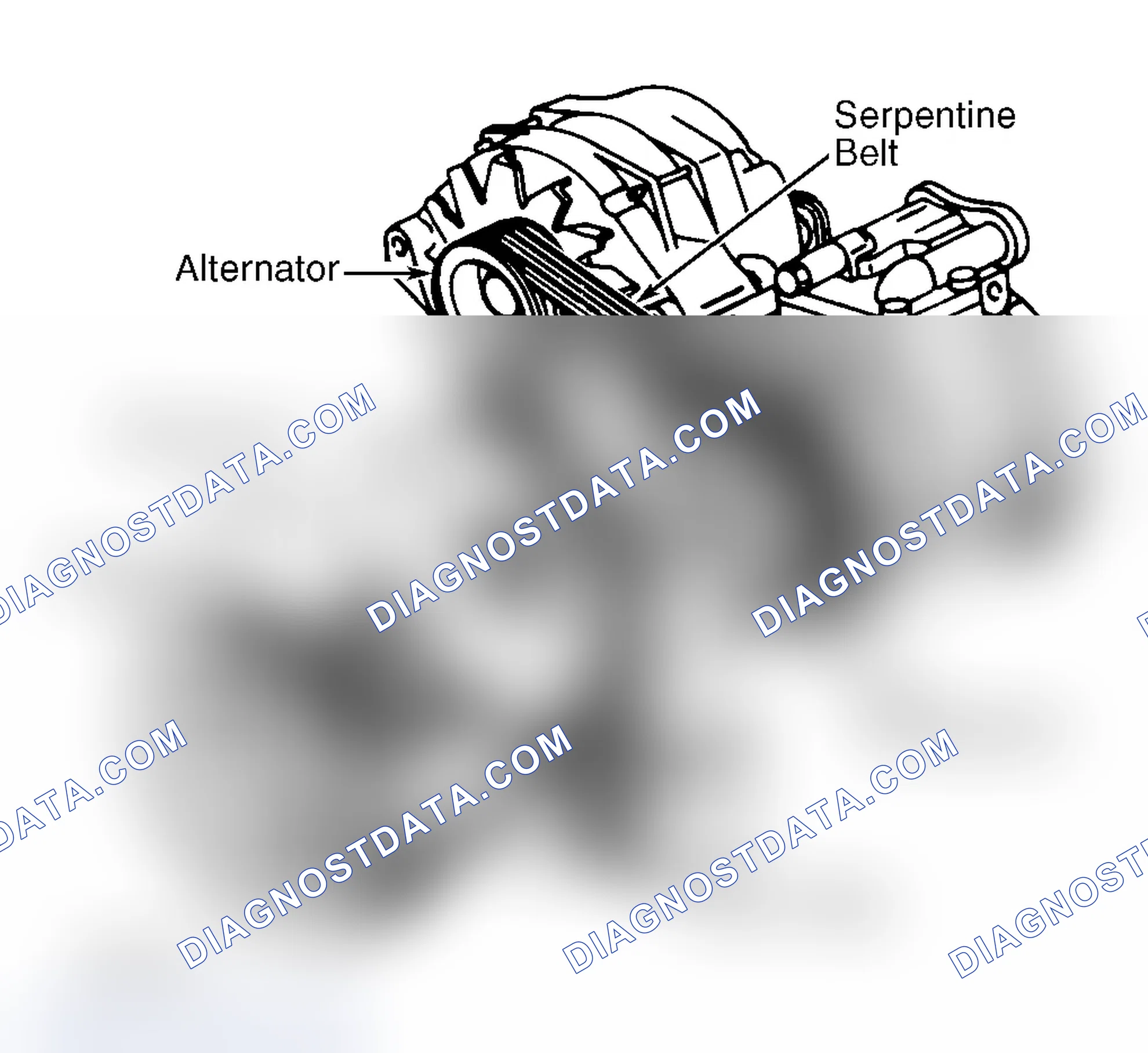 Scheme 11: SERPENTINE BELT ROUTING (Corvette - 5.7L)