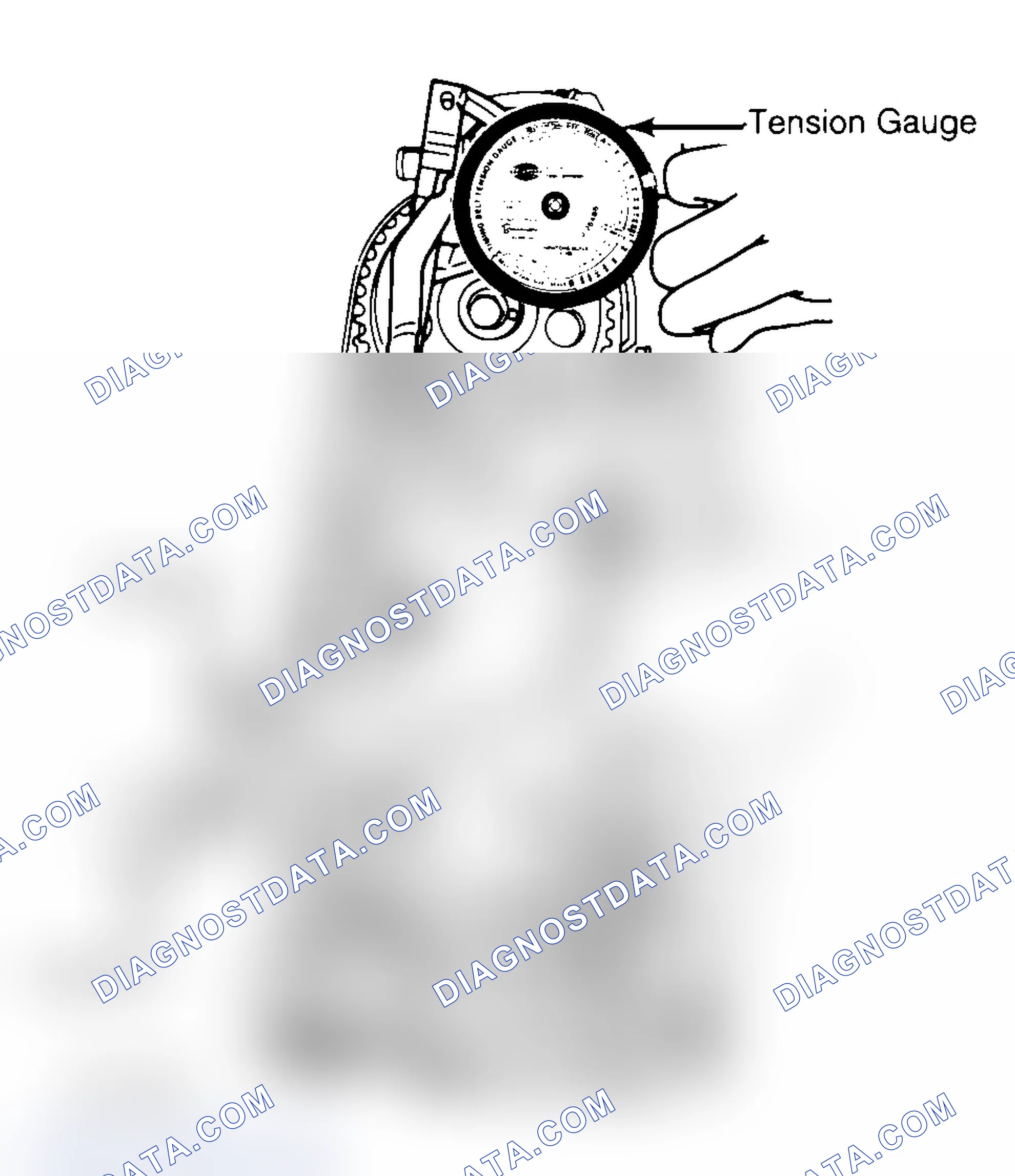 Scheme 28: Adjusting Typical Timing Belt Tension