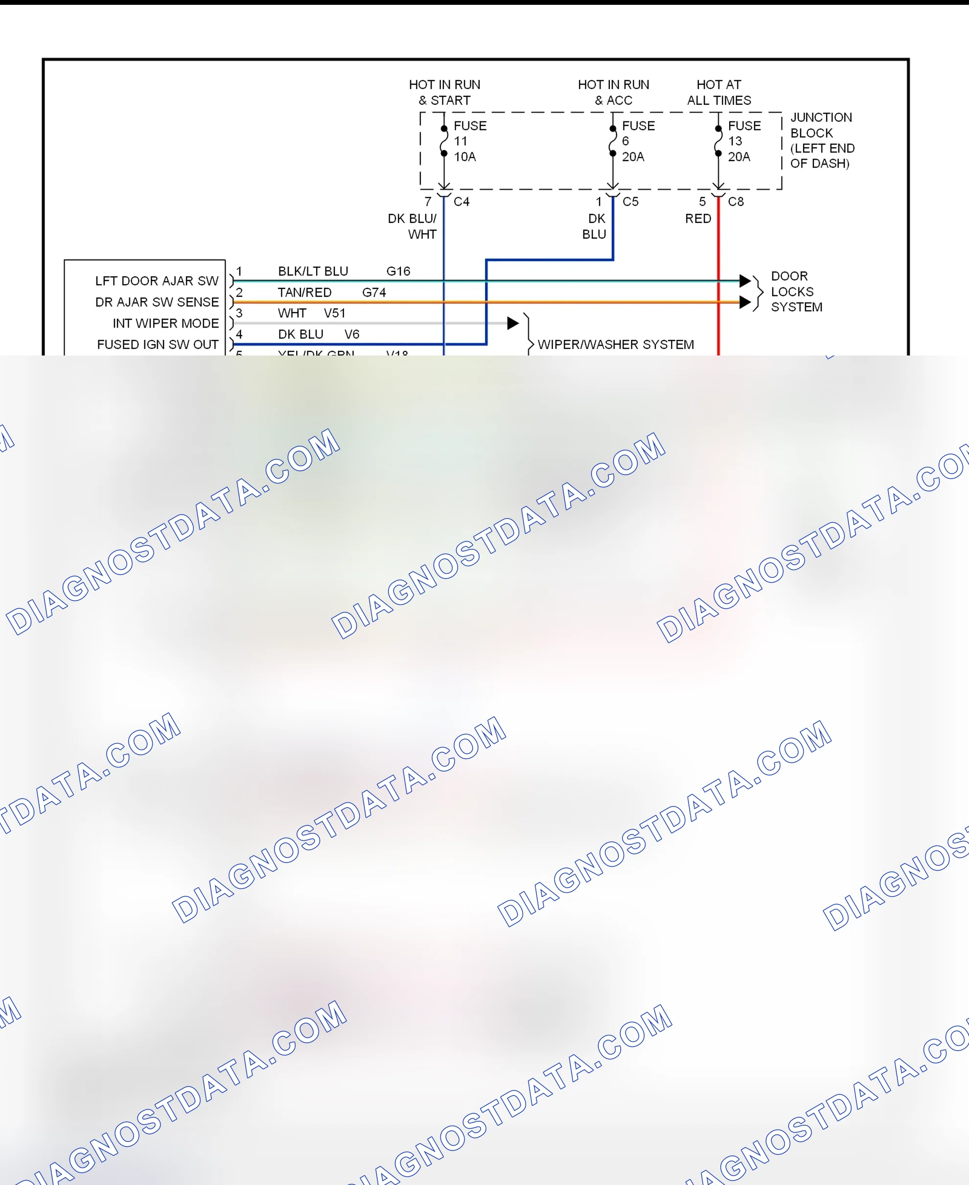 Scheme 15: Body Control Module (BCM) Wiring Diagram (Dakota - Base-Line)