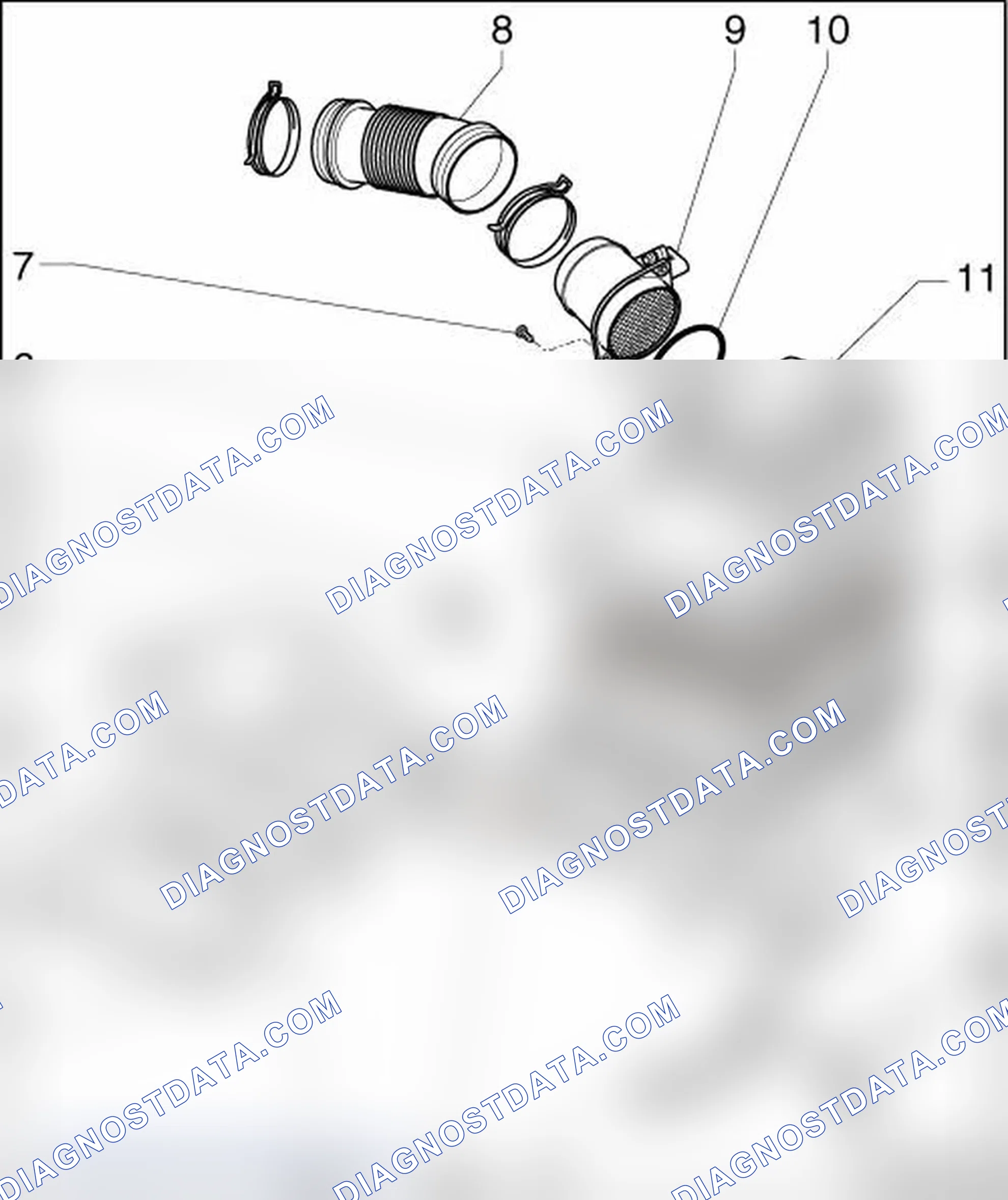 Scheme 206: AIR FILTER ASSEMBLY OVERVIEW