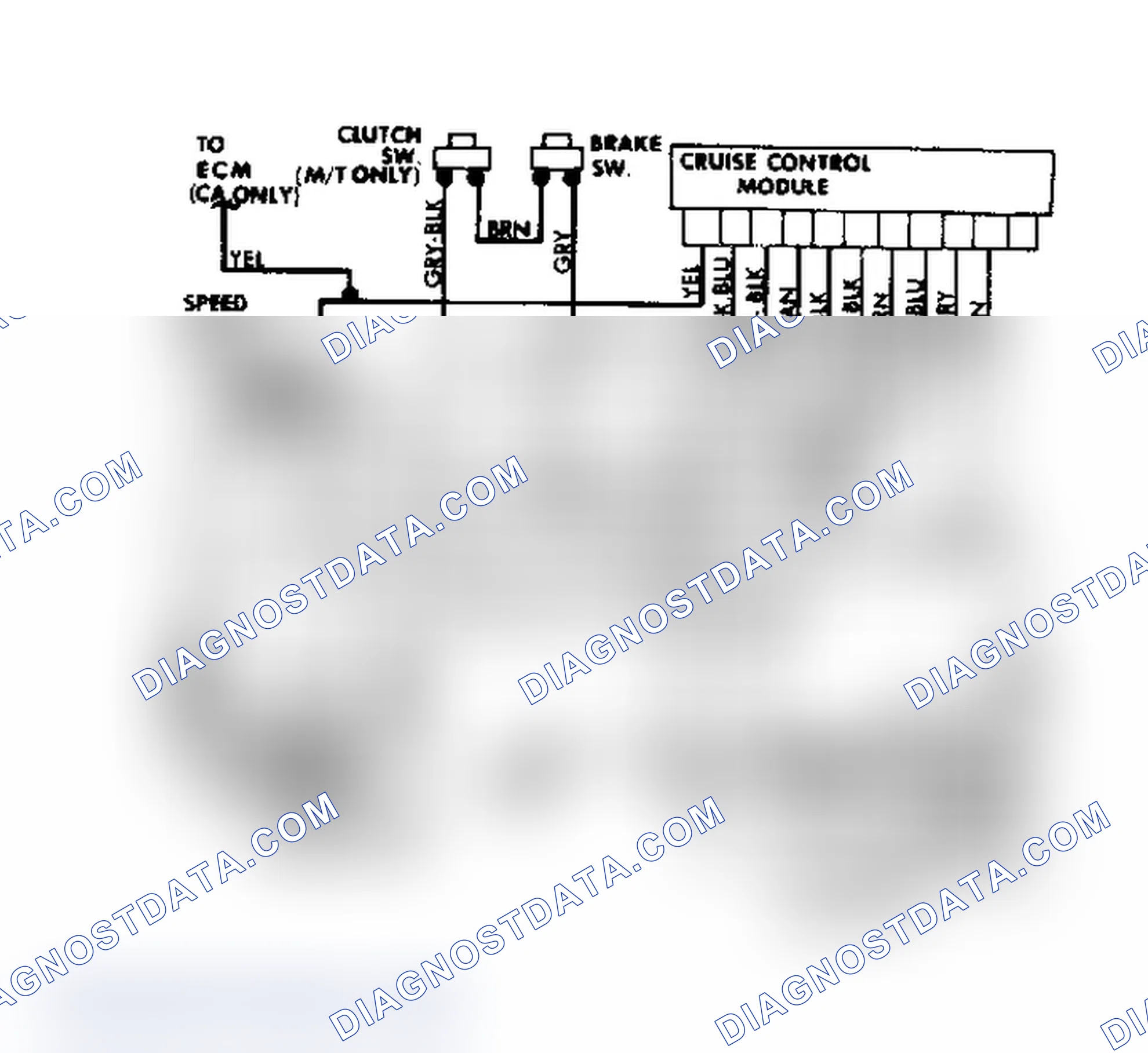 Scheme 4: General Motors Custom Cruise III Wiring Diagram