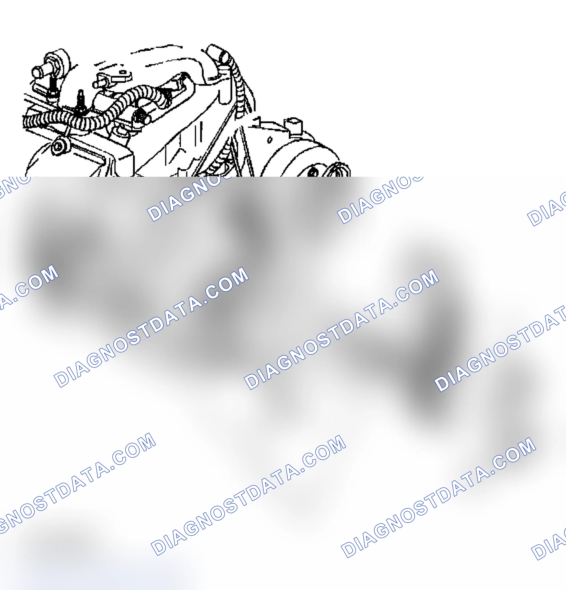 Scheme 230: Engine Lift Bracket and Generator Bracket Removal