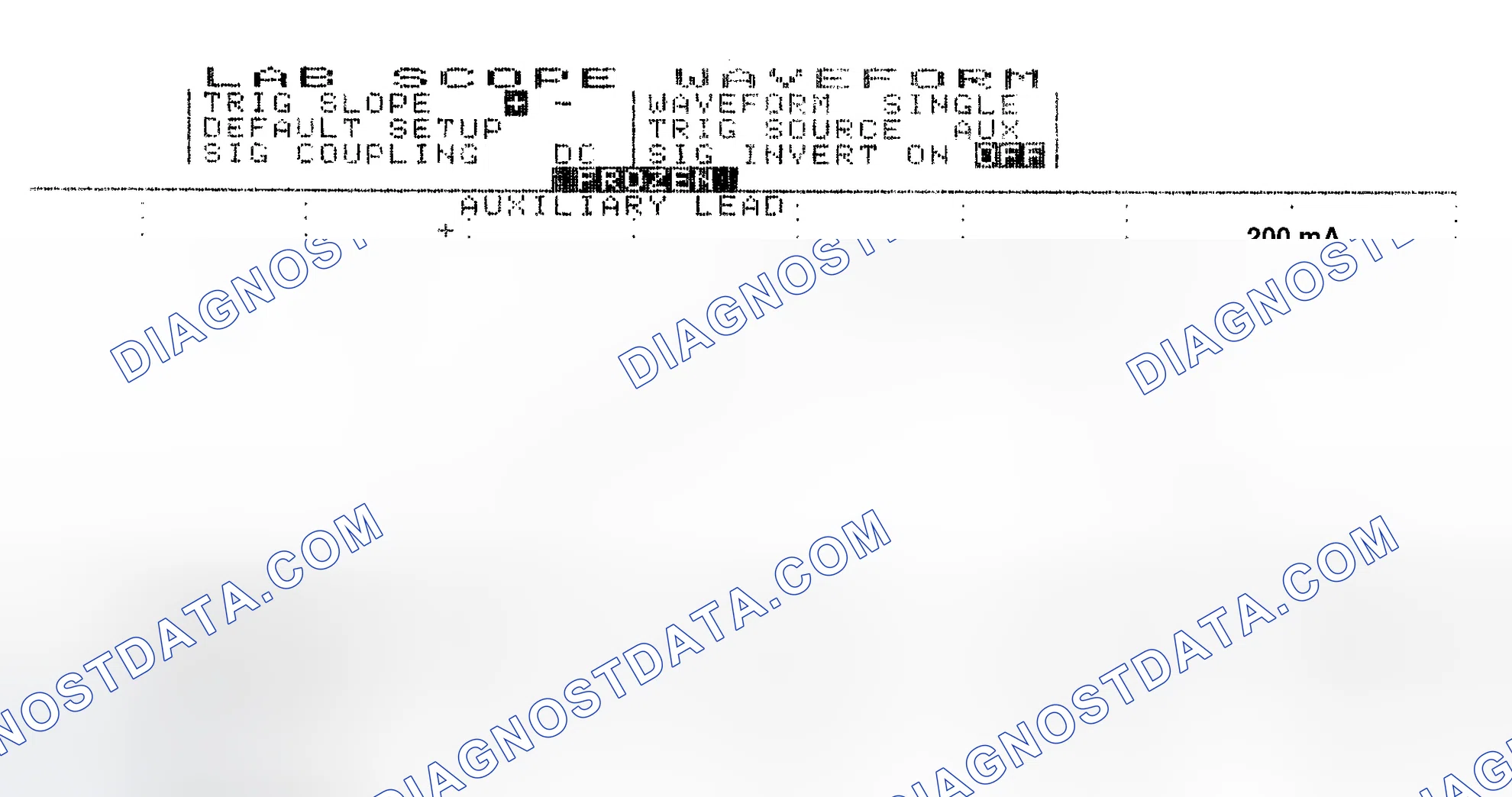 Scheme 13: Single Injector w/Normal Current Flow - Current Pattern