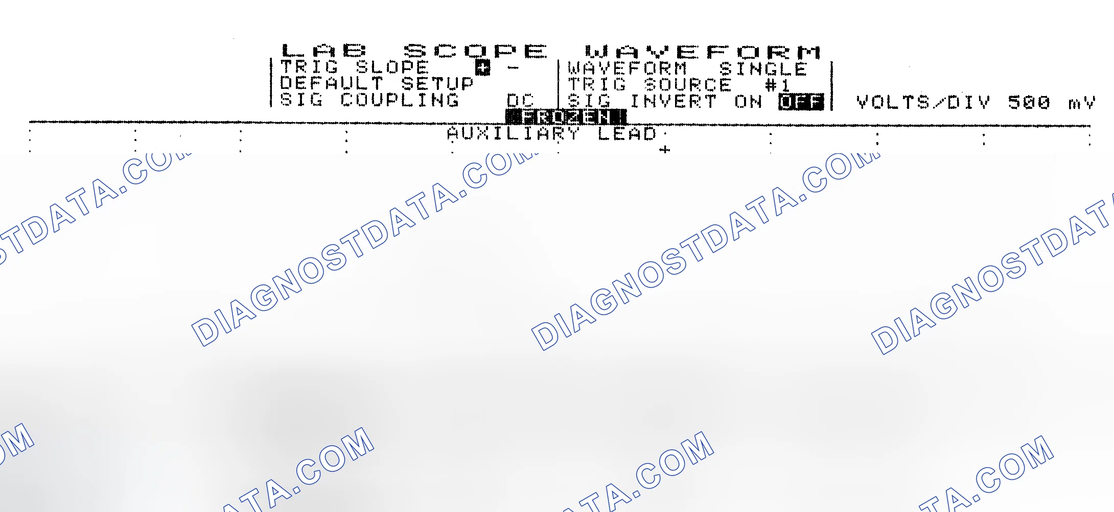 Scheme 10: Single Injector w/Excessive Current Flow - Current Pattern