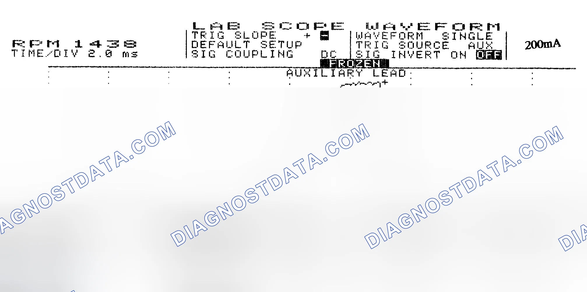 Scheme 15: Single Injector w/Normal Current Flow - Current Pattern