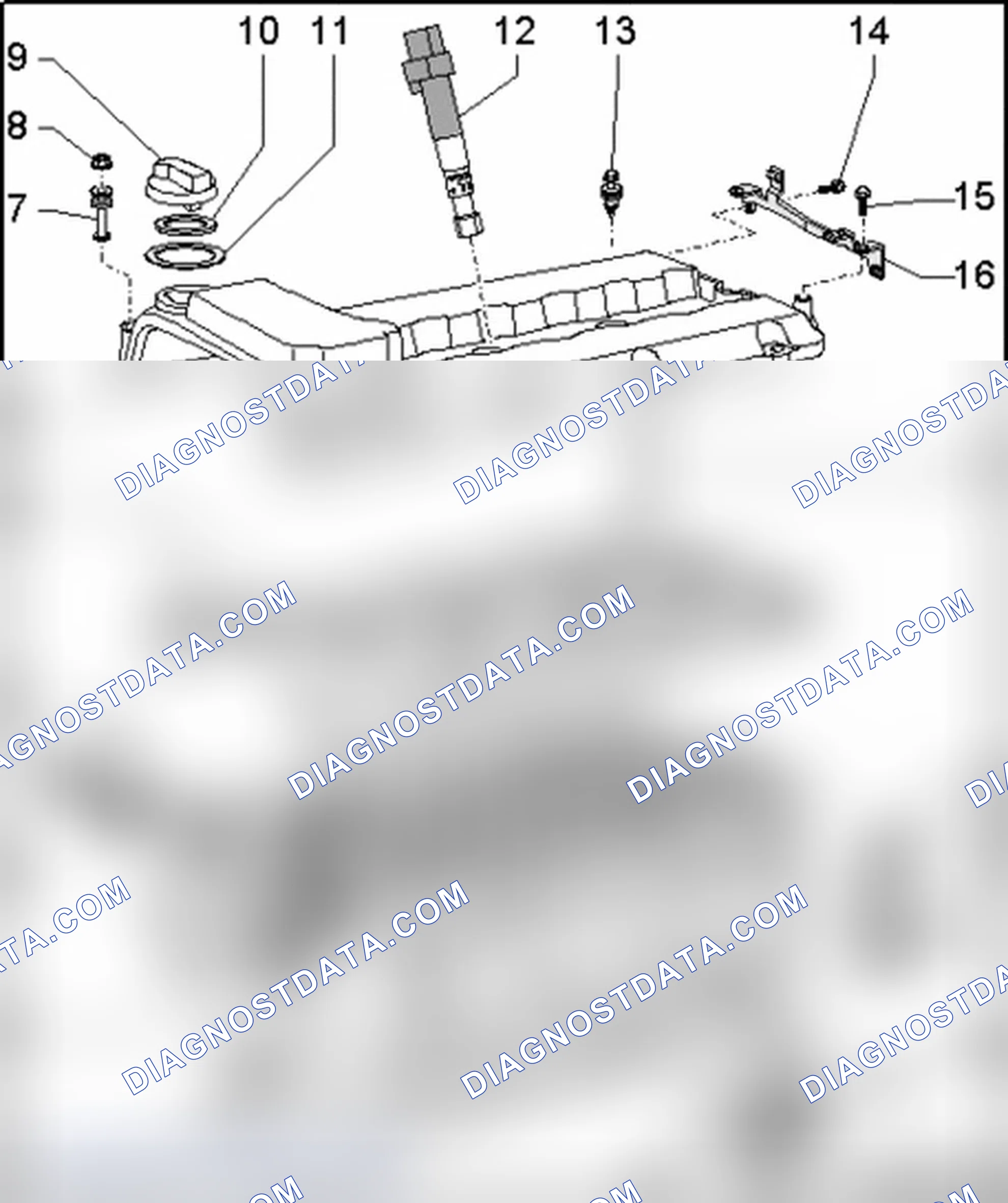 Scheme 146: Cylinder head, component overview