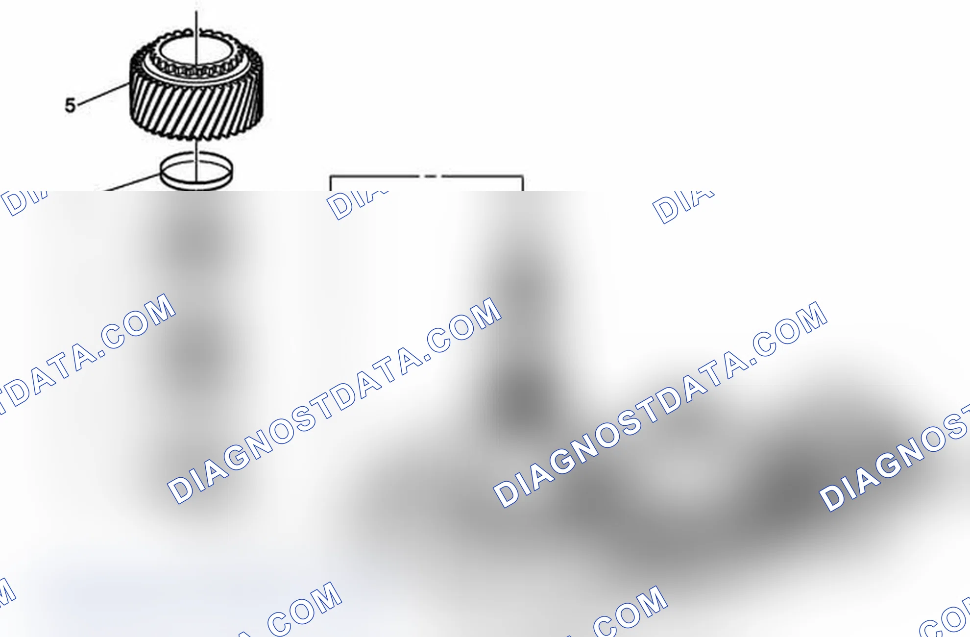 Scheme 36: Input Gear and Input Shaft Thrust Bearing Installation