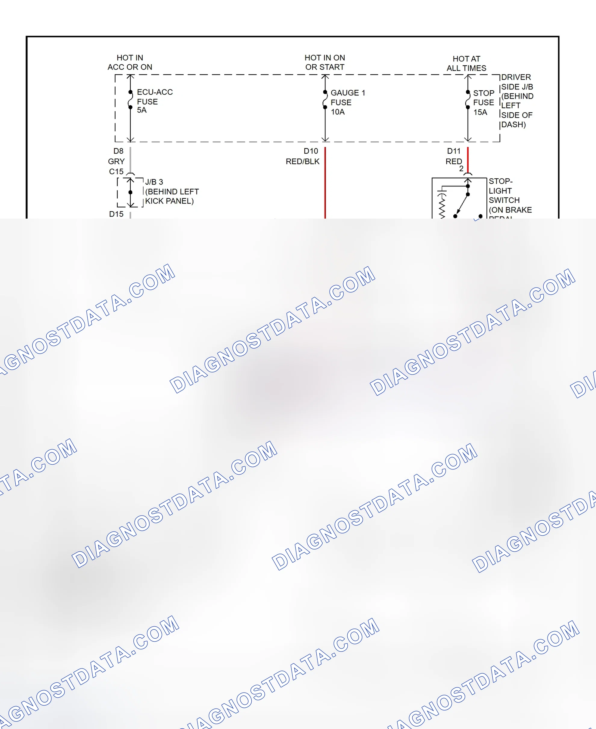 Scheme 317: Shift Interlock System Wiring Diagram (2002 - Toyota Avalon)