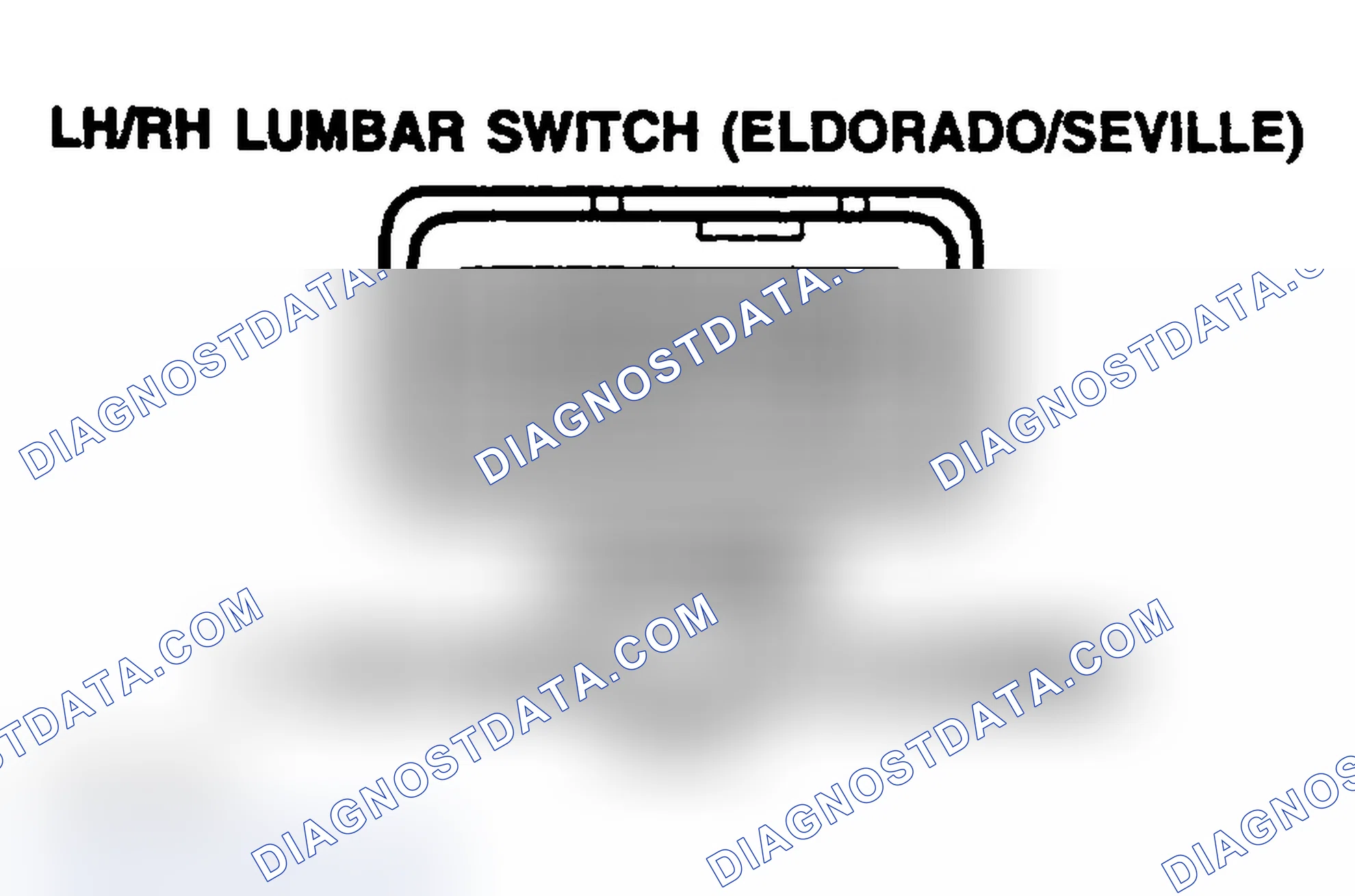 Scheme 162: LUMBAR SWITCH - LEFT & RIGHT-HAND (ELDORADO/SEVILLE)