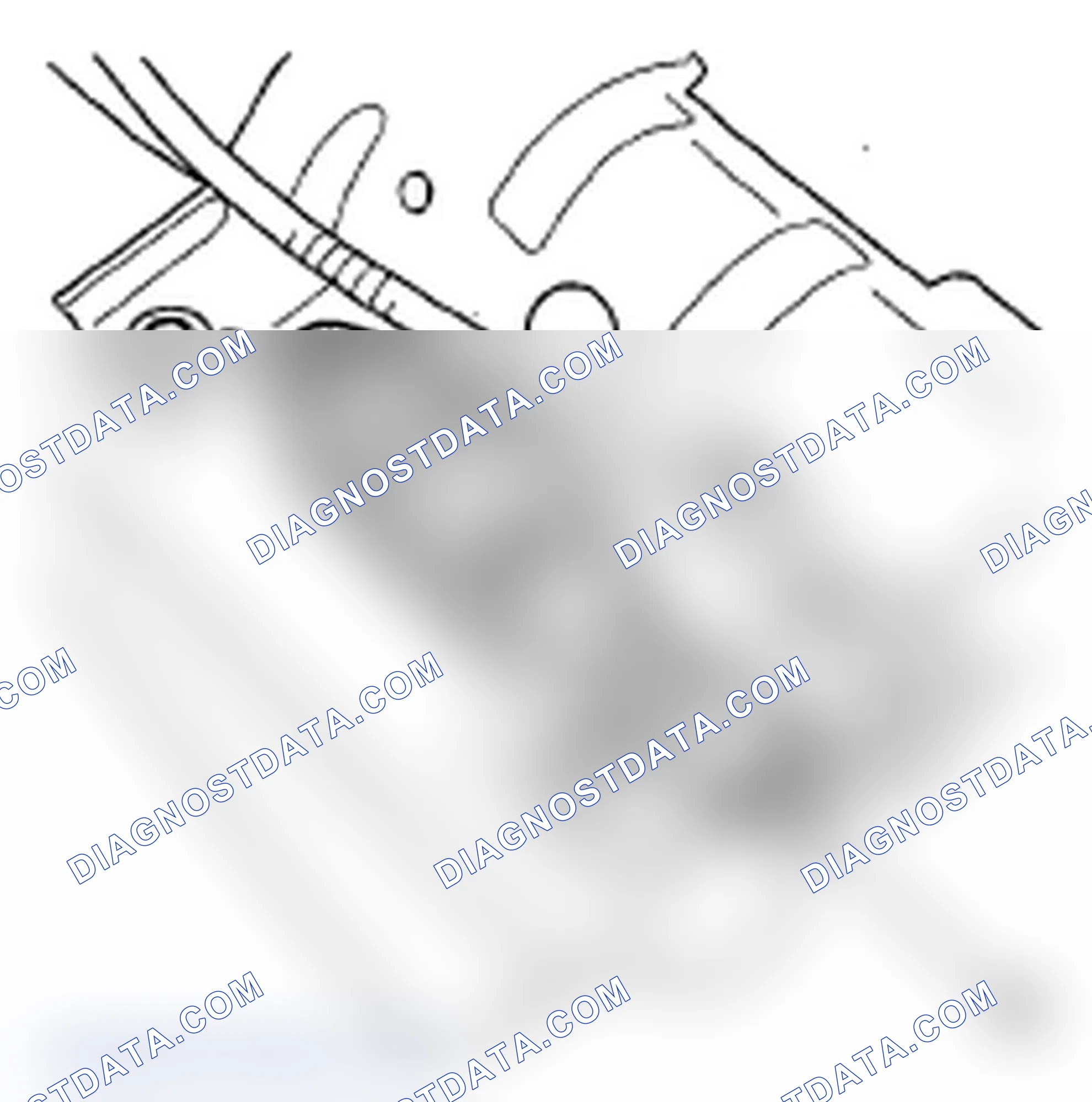 Scheme 355: DTC B2-Cx ("x" can be 0 thru 9 or A thru F): Faulty Power Supply to the Rear Safing Sensor