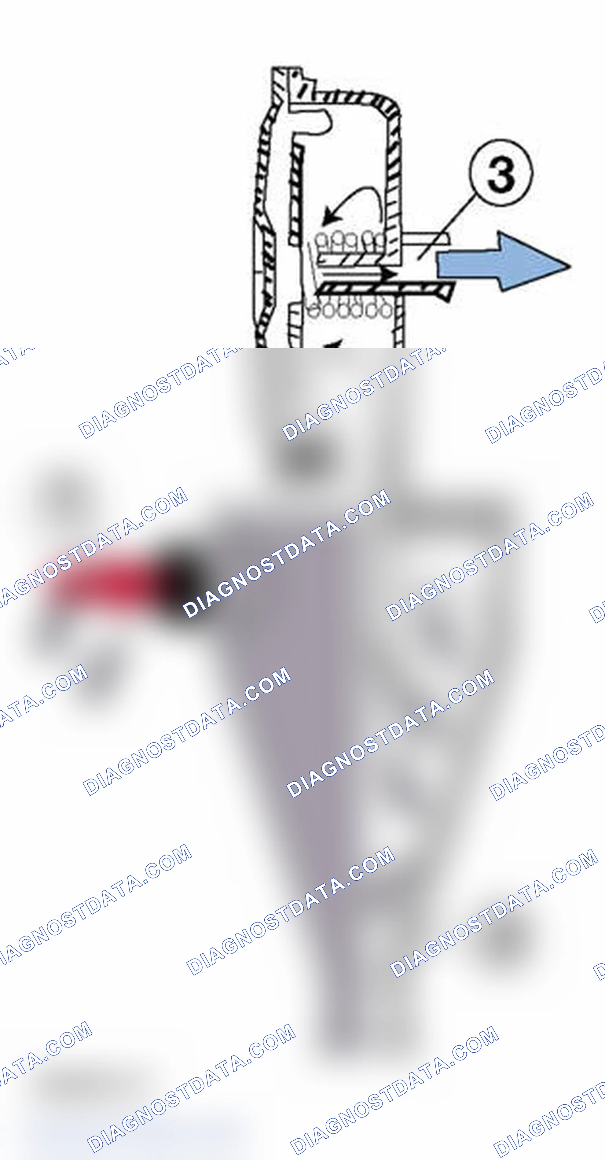 Scheme 334: Locating Oil Vapors Exiting Separator Labyrinth In Cylinder Head Cover