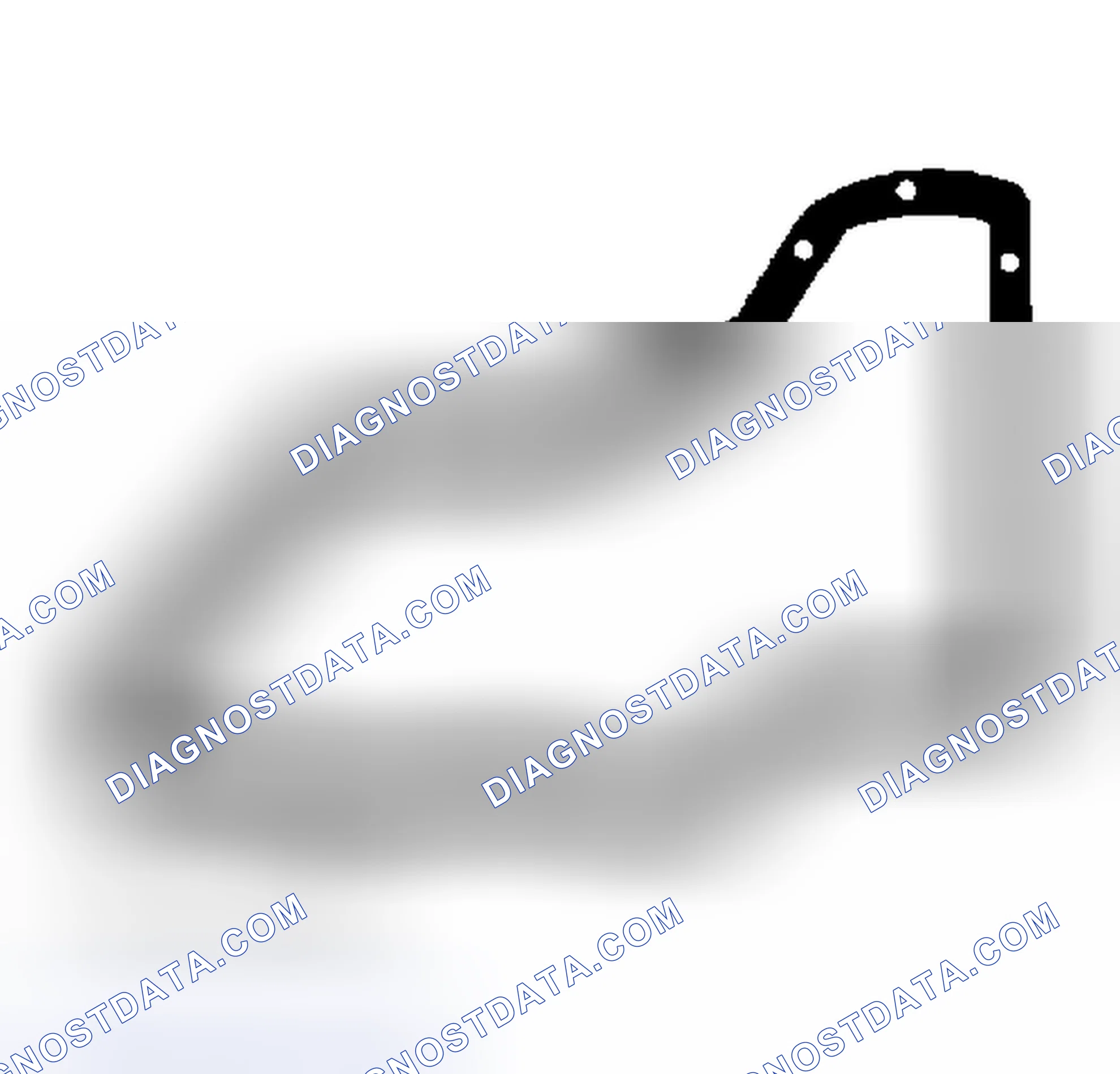 Scheme 10: Identifying Oil Pan Gasket (AX4S)
