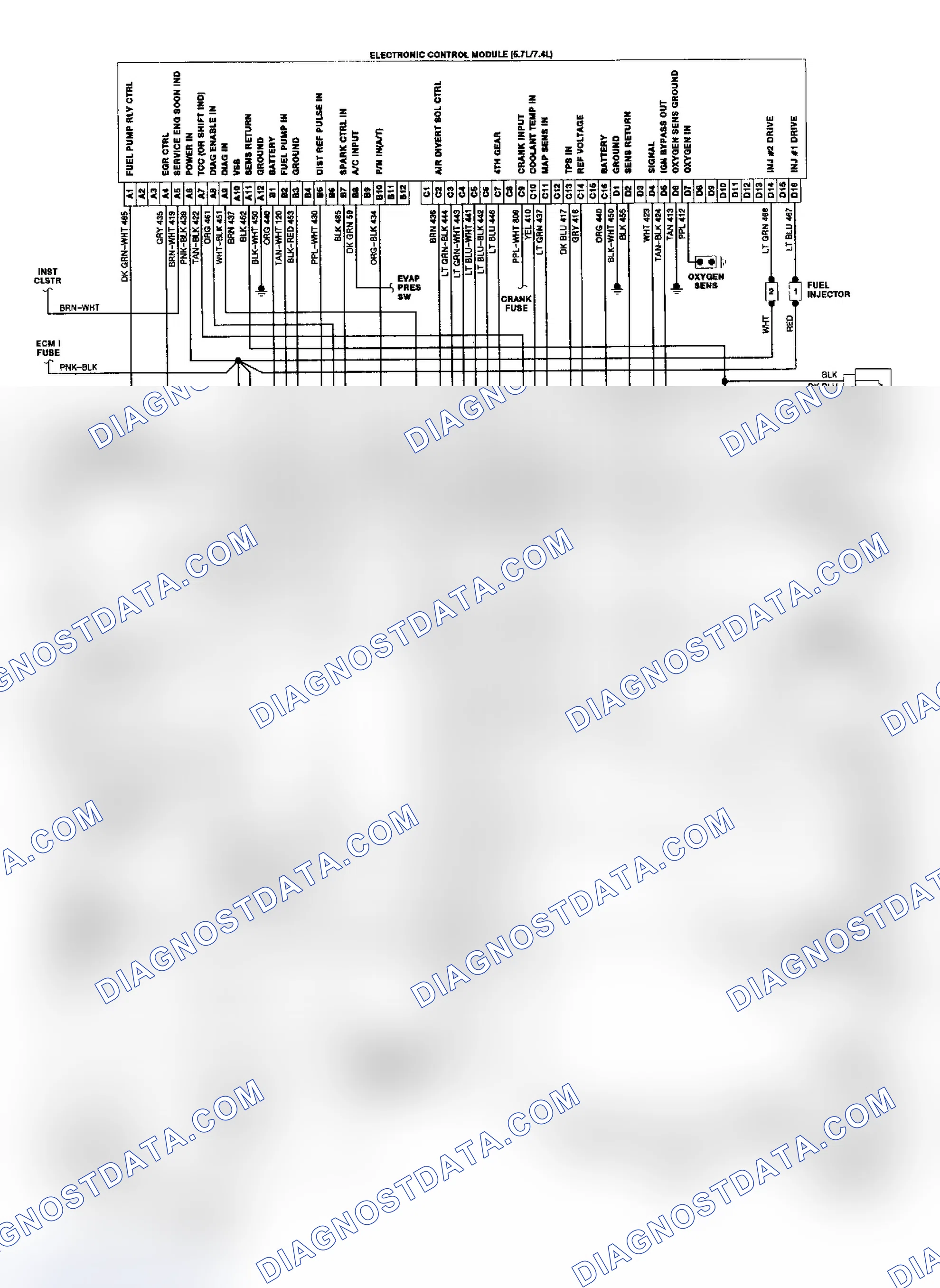 Scheme 20: "R" & "V" Series TBI/CCC Wiring Diagram