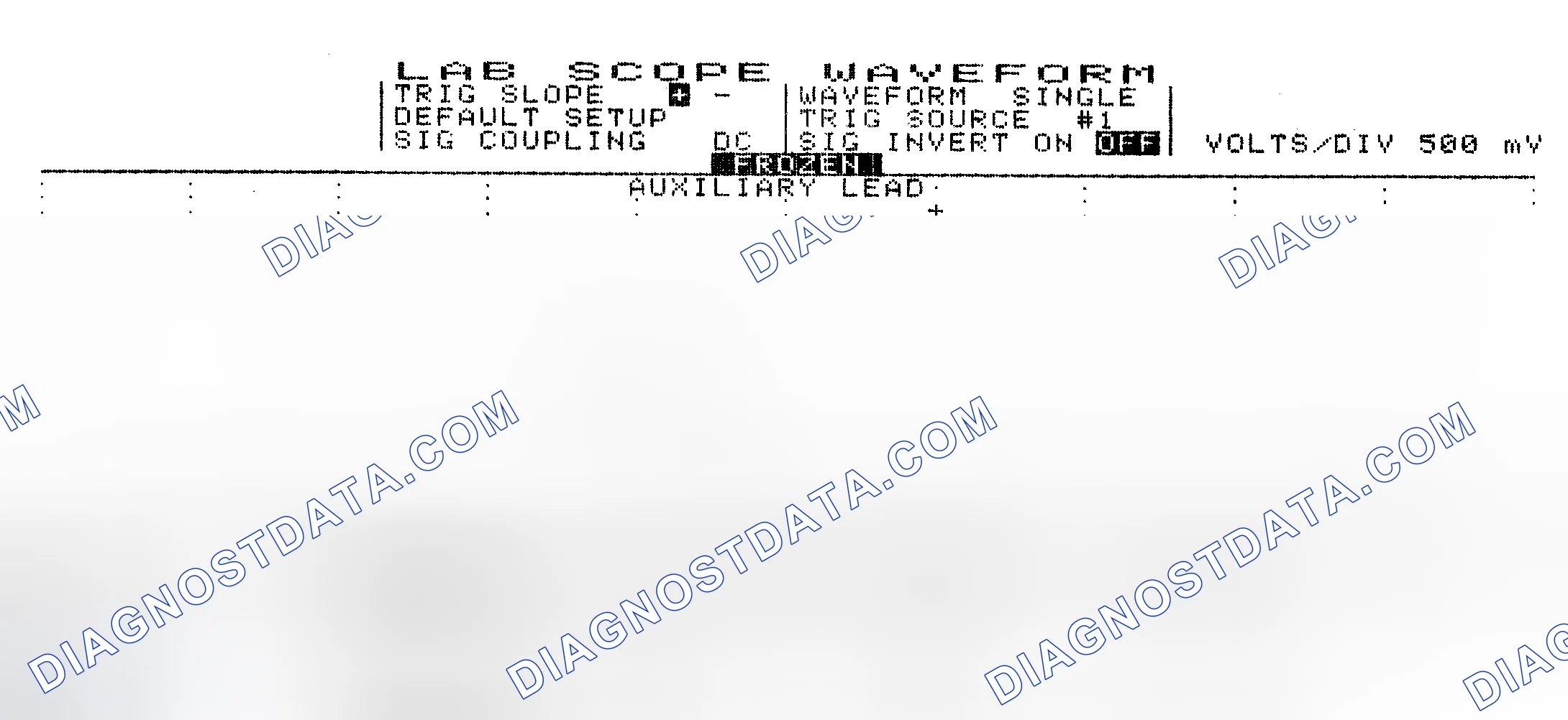 Scheme 10: Single Injector w/Excessive Current Flow - Current Pattern