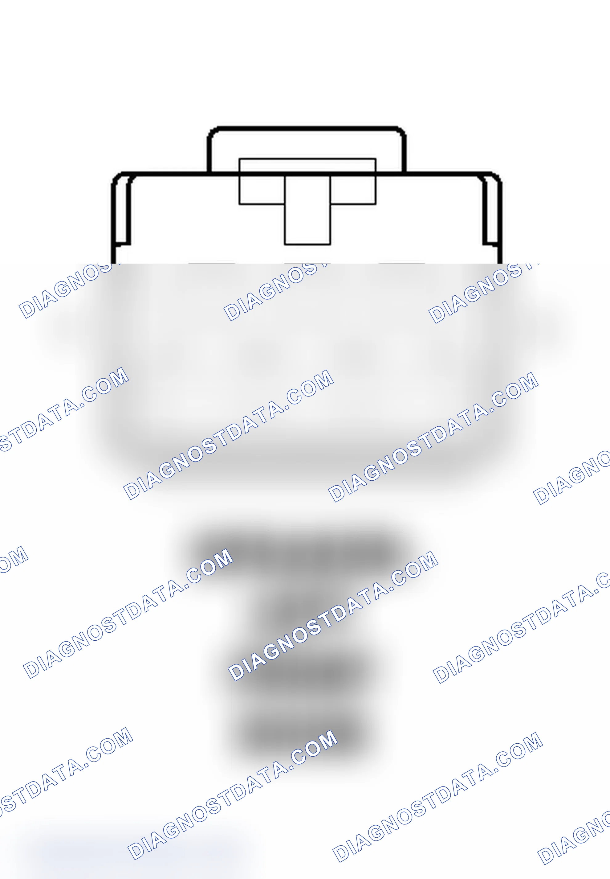 Scheme 59: Left Front Door Speaker Connector End View