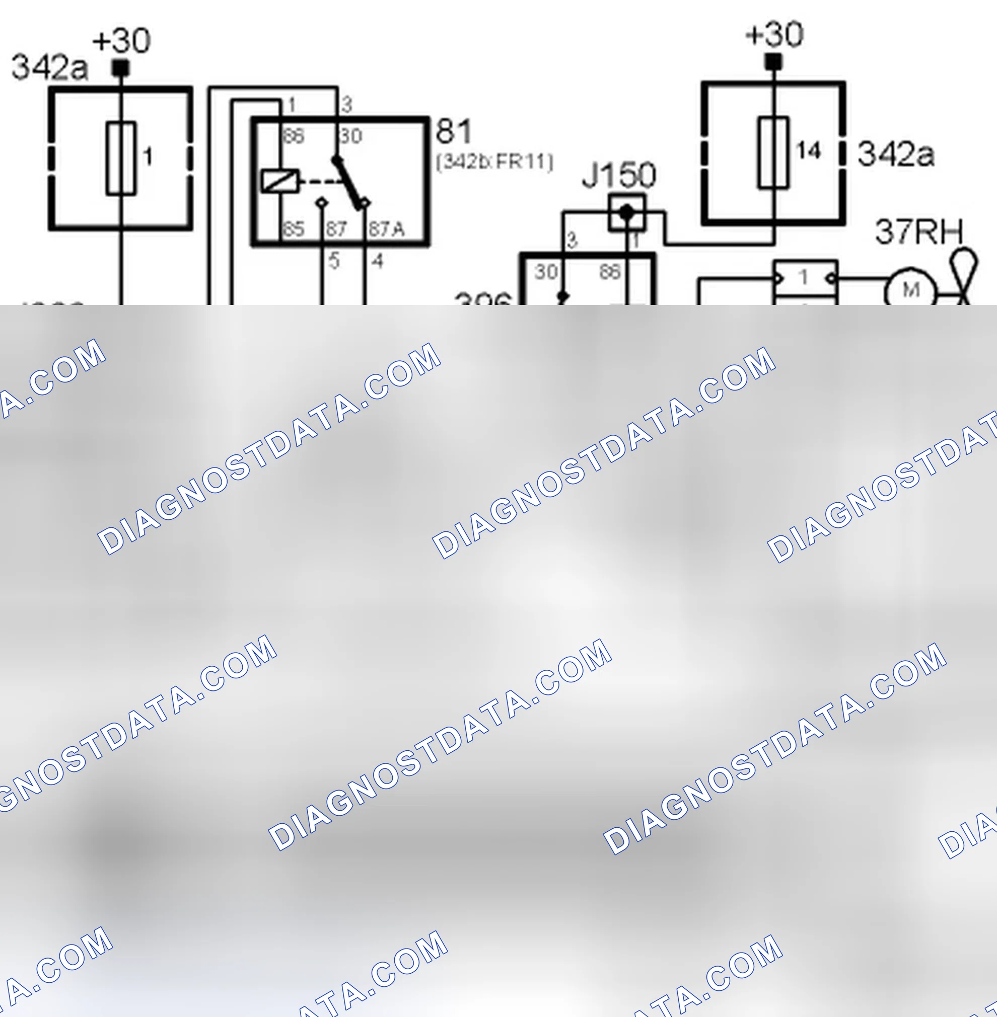 Scheme 113: B2195; High Speed Radiator Fan Relay 2. Short to B+; High Speed Radiator Fan Relay 2. Open Circuit /