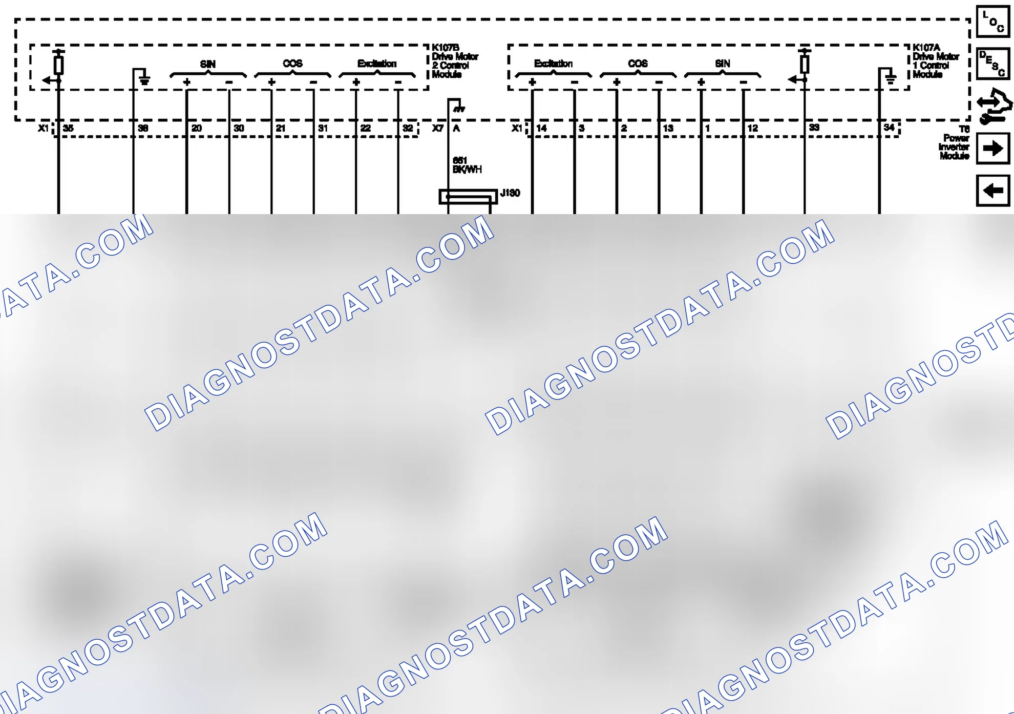 Scheme 96: Drive Motors Monitoring Wiring Schematics