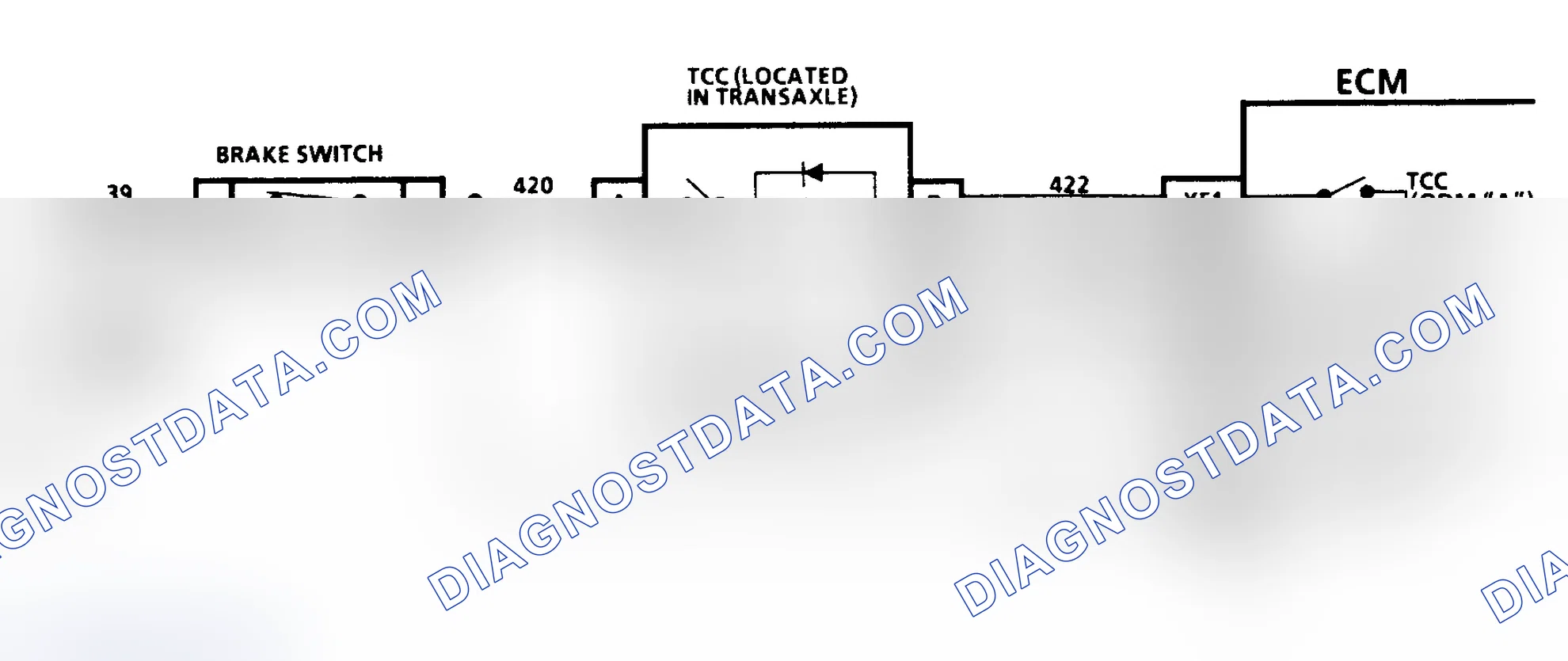 Scheme 170: CODE 38, BRAKE SWITCH CIRCUIT - 3.3L & 3.8L